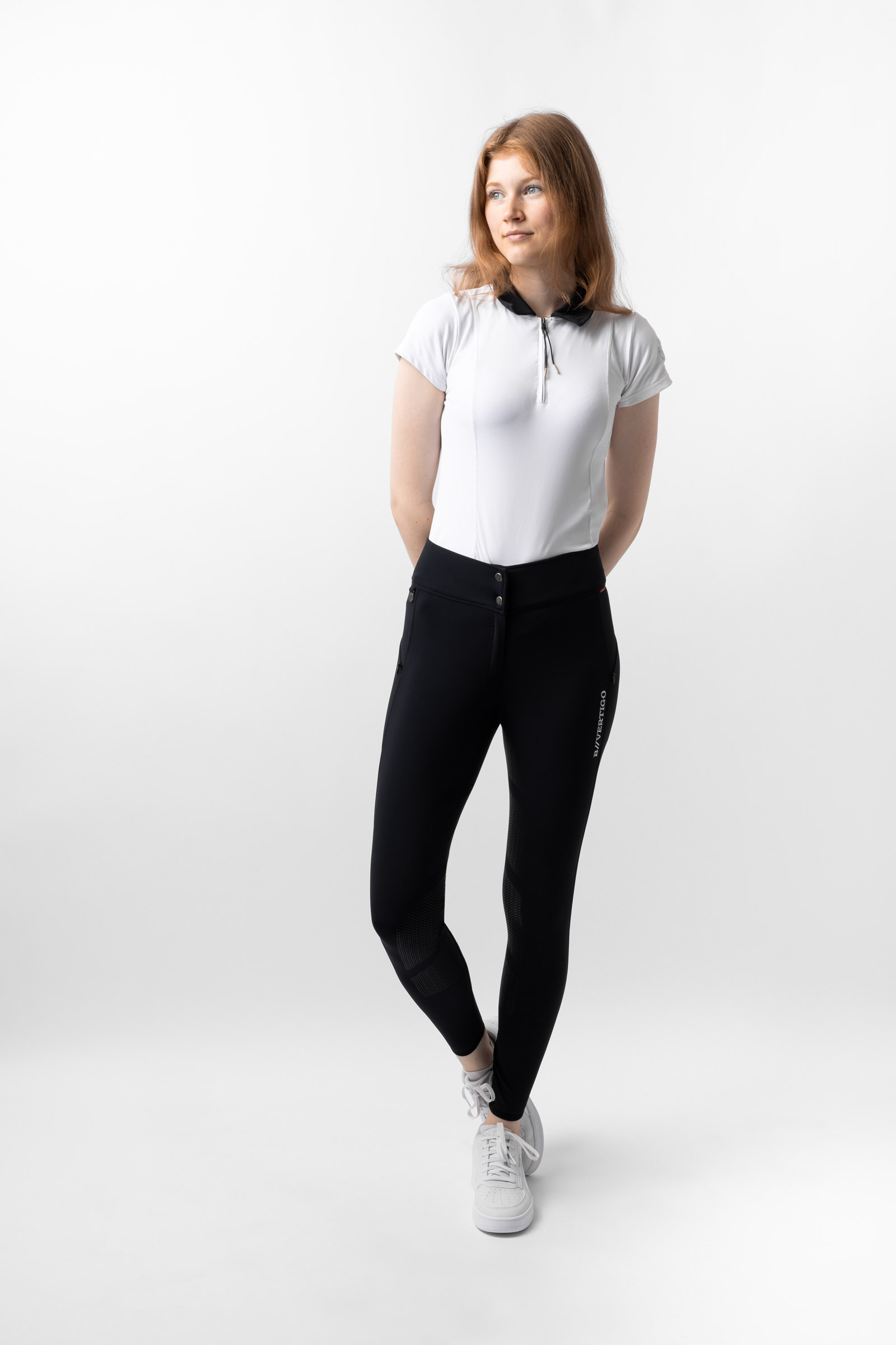 B Vertigo Justine Thermo pantaloni da equitazione donna con full seat in silicone