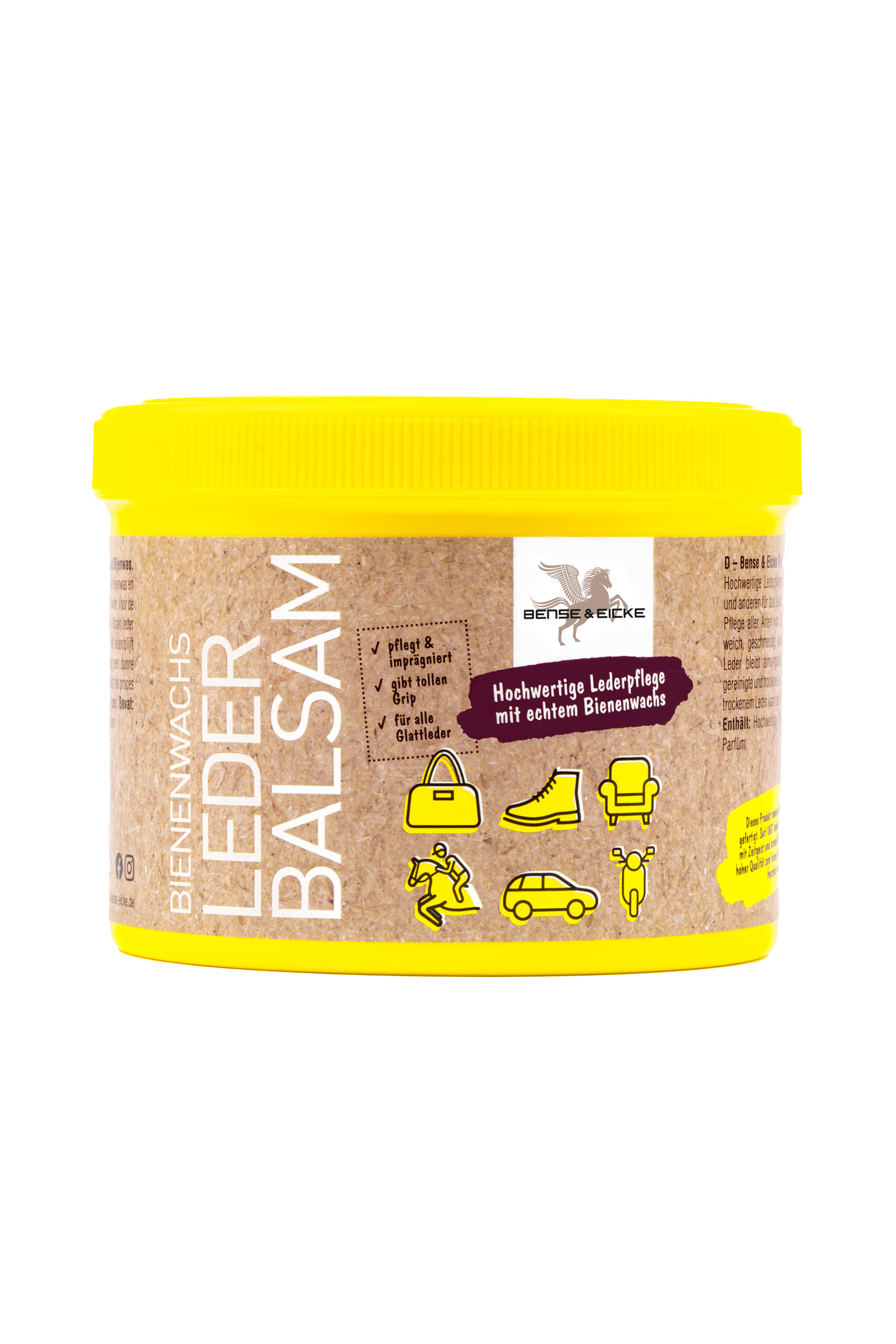 Bense & Eicke Balsamo per cuoio con cera d'api, 500 ml