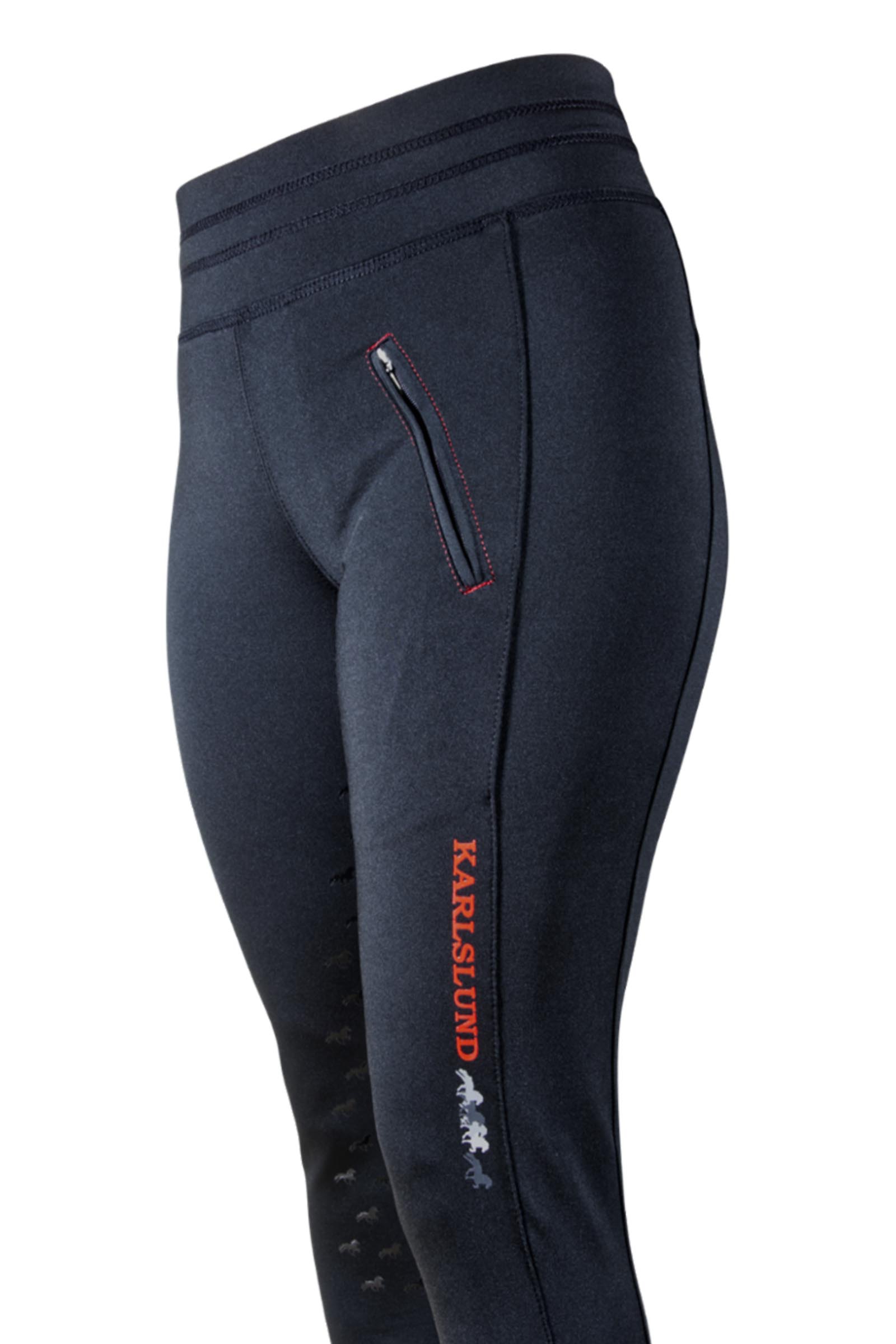 Karlslund Galdur Leggings da equitazione jodhpur da donna con grip totale
