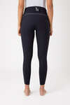 Horze Aubrey Pantaloni da equitazione a vita alta con full seat in silicone e toppa al ginocchio da donna