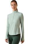 Ariat Baselayer SolVeil donna con zip 1/2