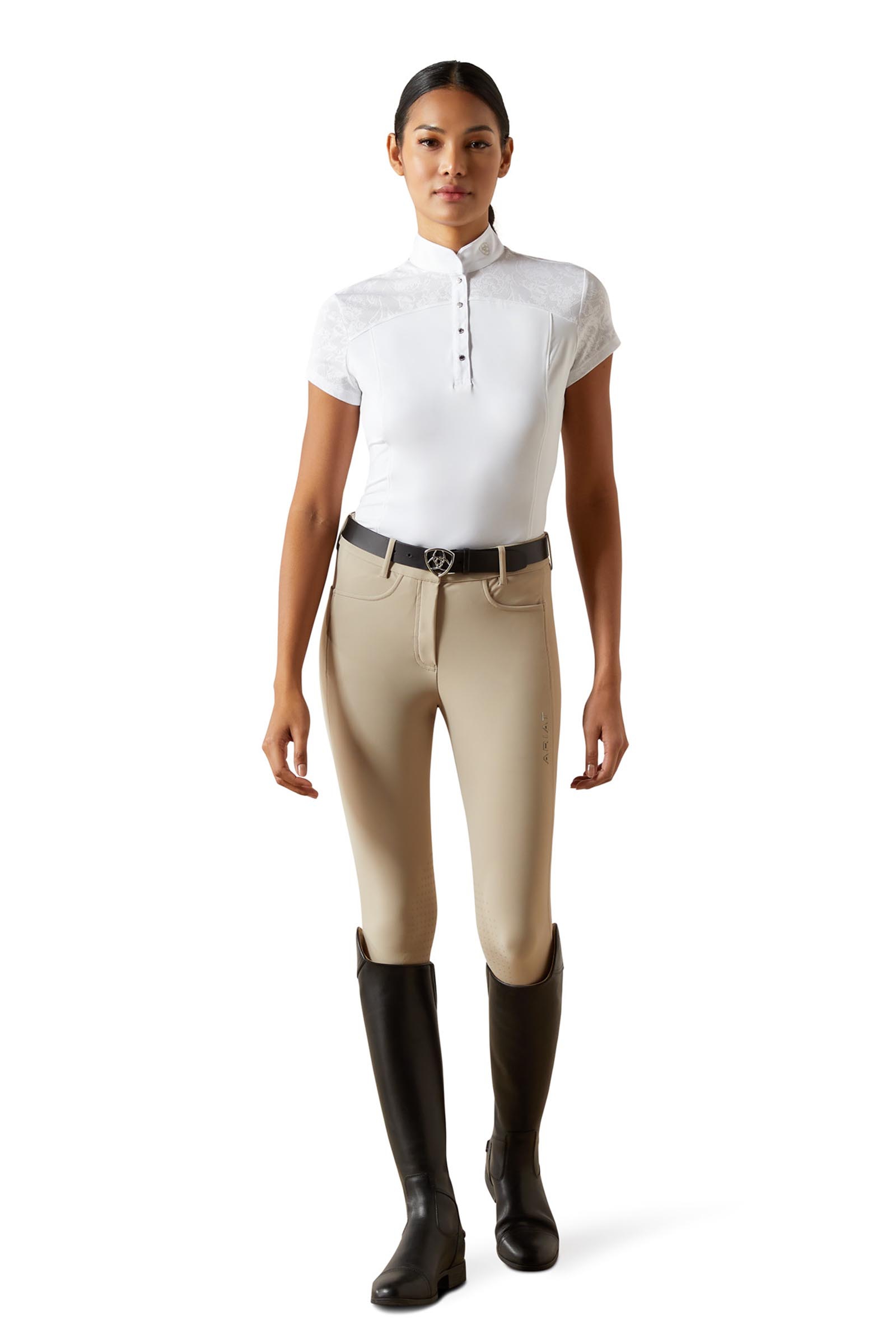 Ariat Bellatrix camicia da gara a maniche corte da donna