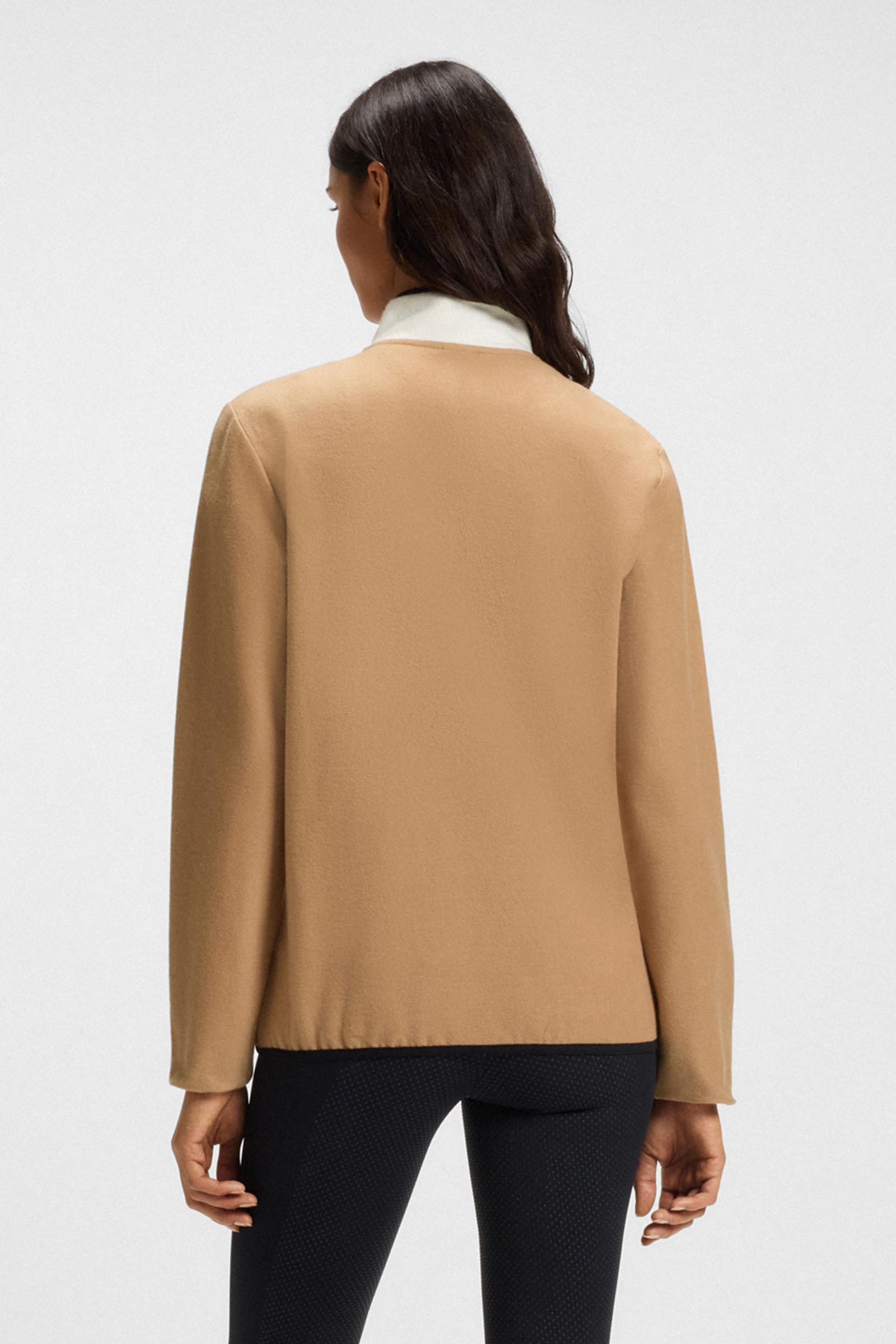 Boss Fedora Felpa donna mezza zip