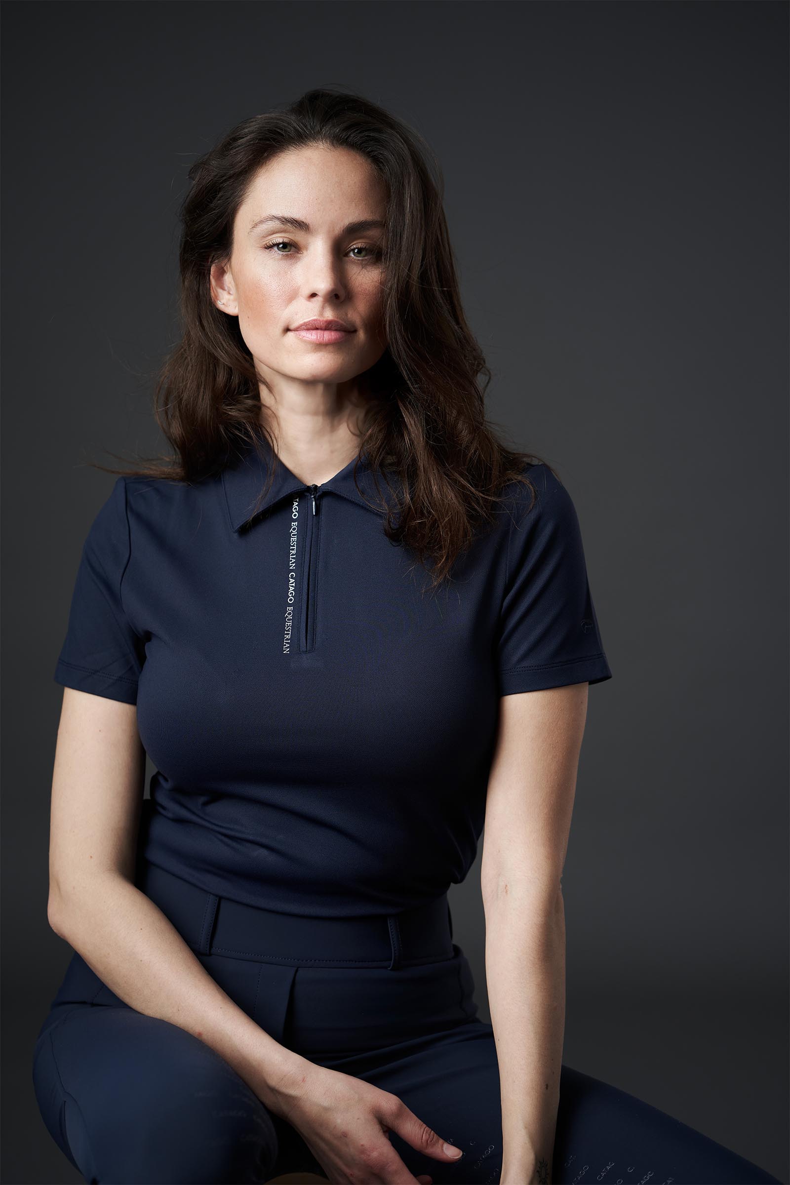 CATAGO Nash SS Women&acute;s Zip Polo