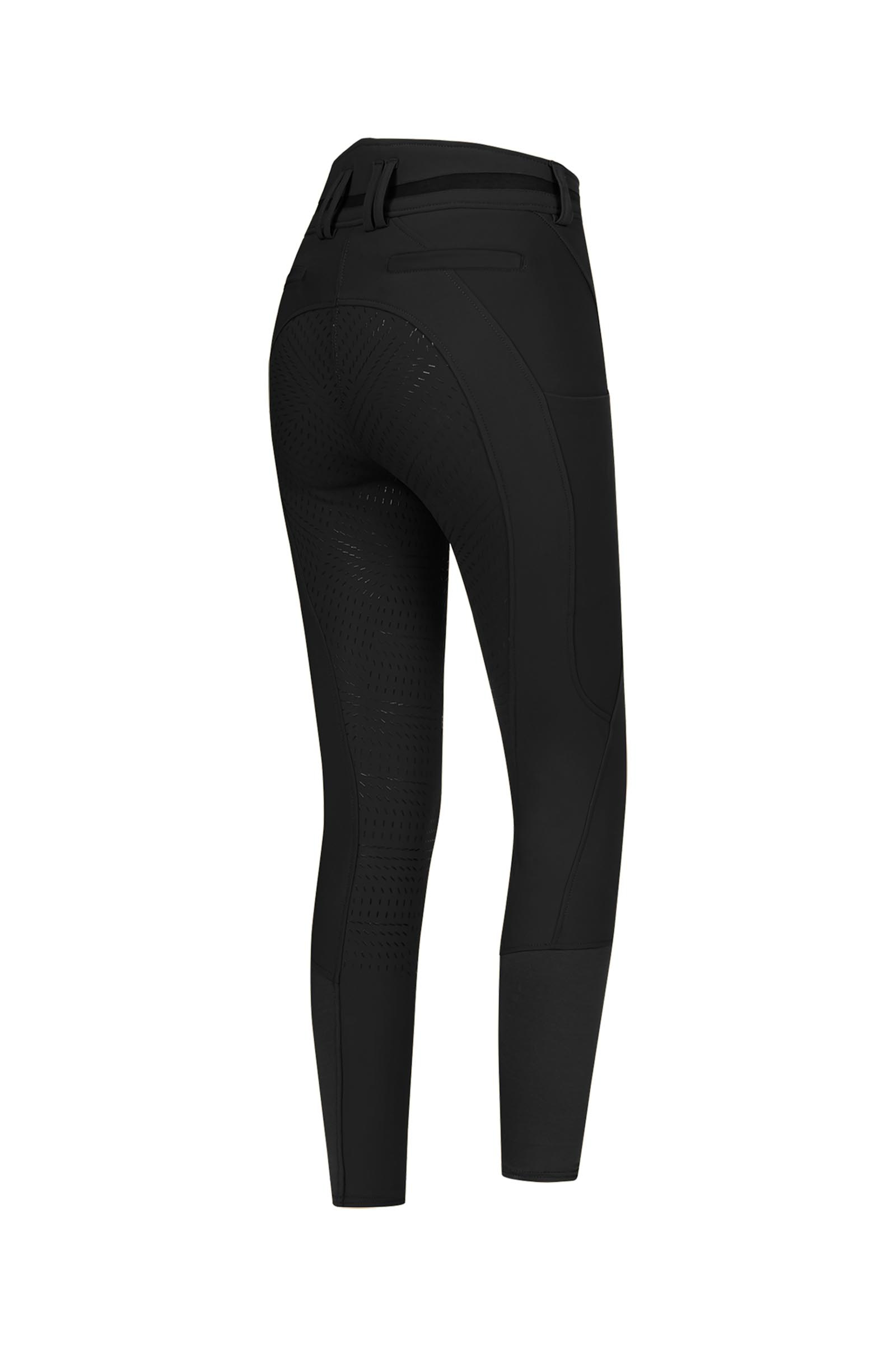 Black ELT Maja pantaloni da equitazione donna Glam Curved High Waist