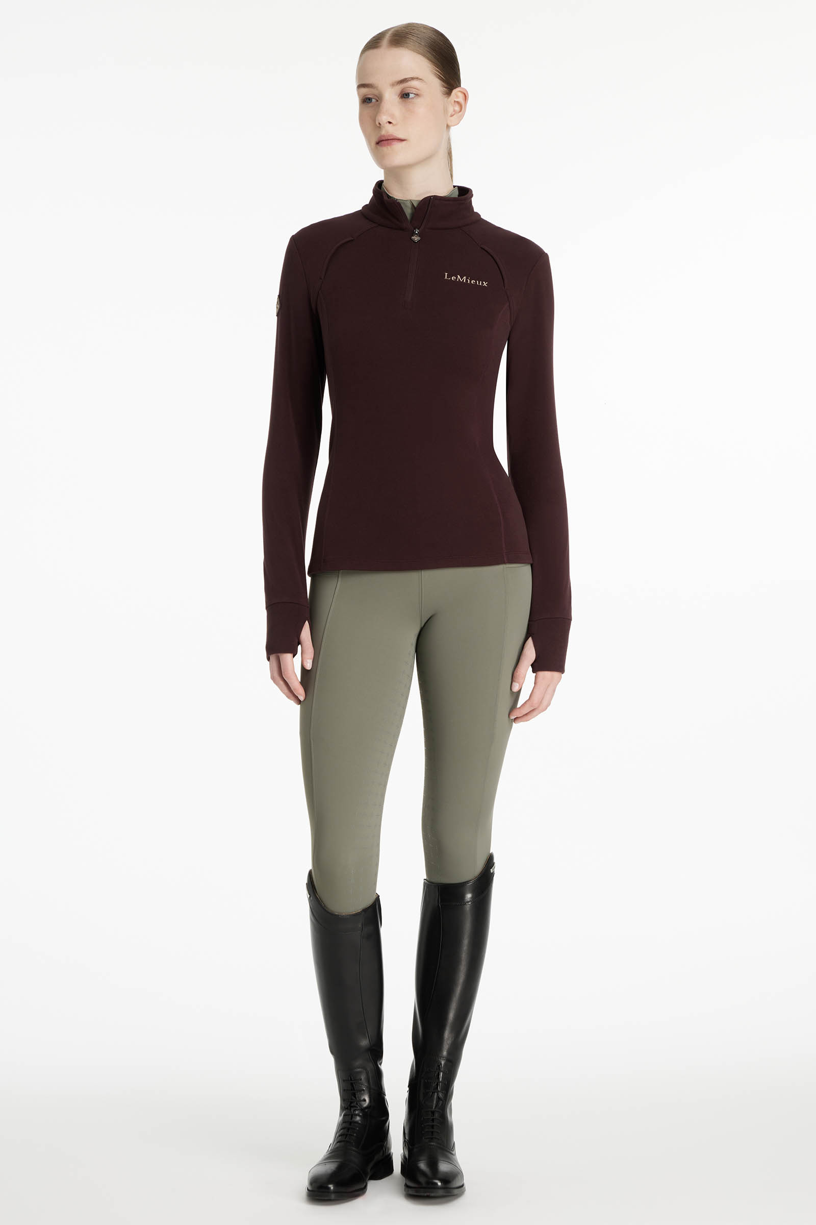 LeMieux Frances pile donna con zip a quarto