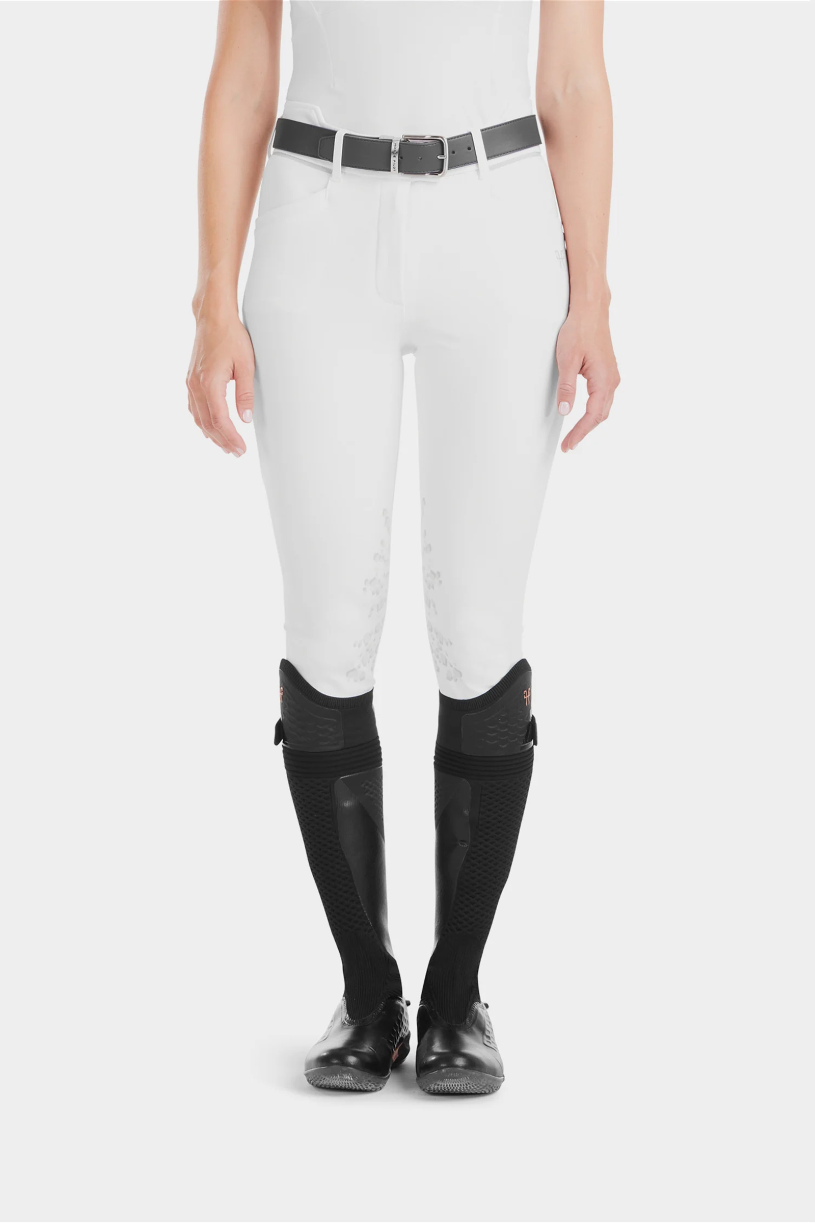 White Horse Pilot X-Perform pantaloni da equitazione da donna con toppa al ginocchio