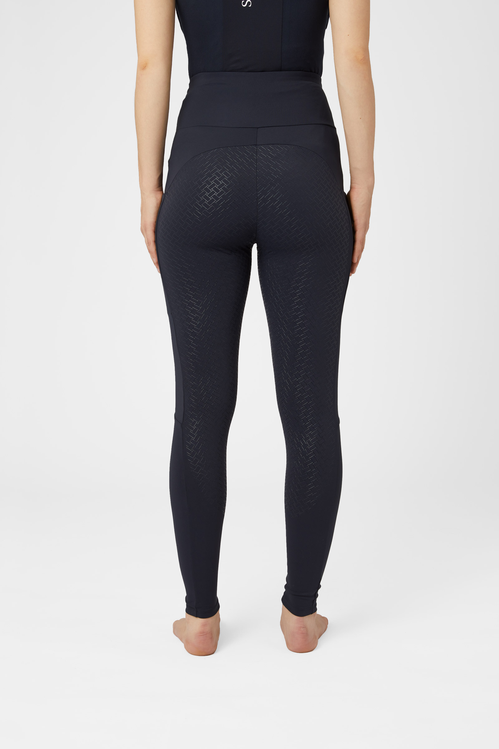 Horze Ginny Leggins da equitazione premaman con full seat in silicone e tasche per telefono