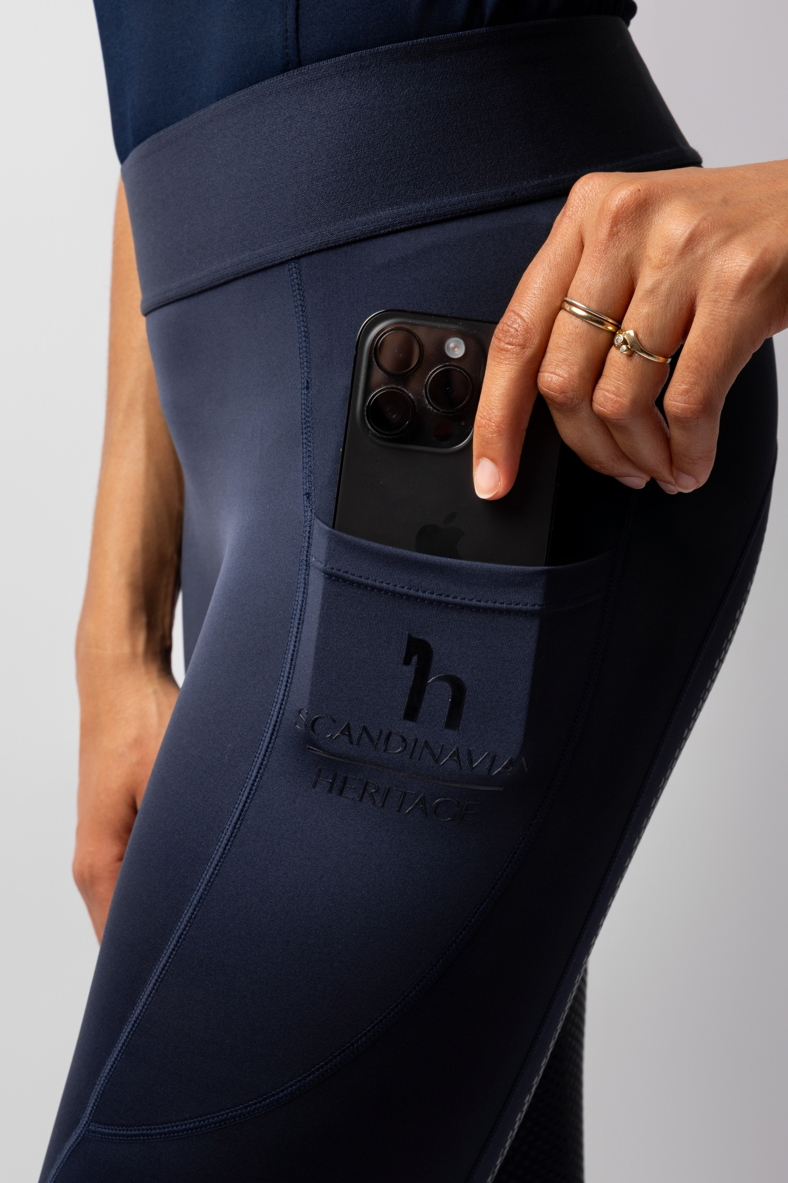 Horze Maia leggins da equitazione con full seat da donna  