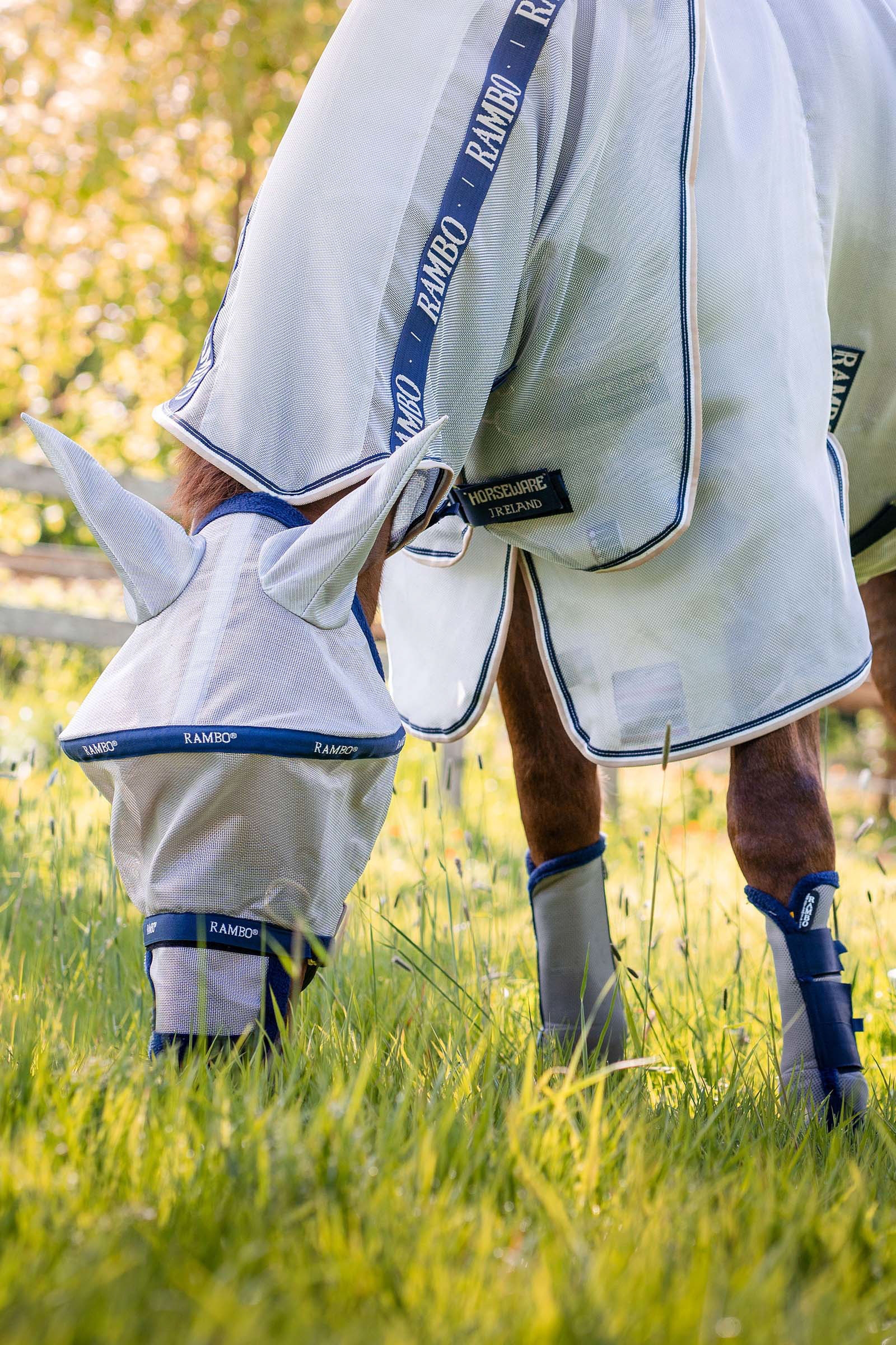 Horseware Rambo Protector coperta antimosche con collo staccabile