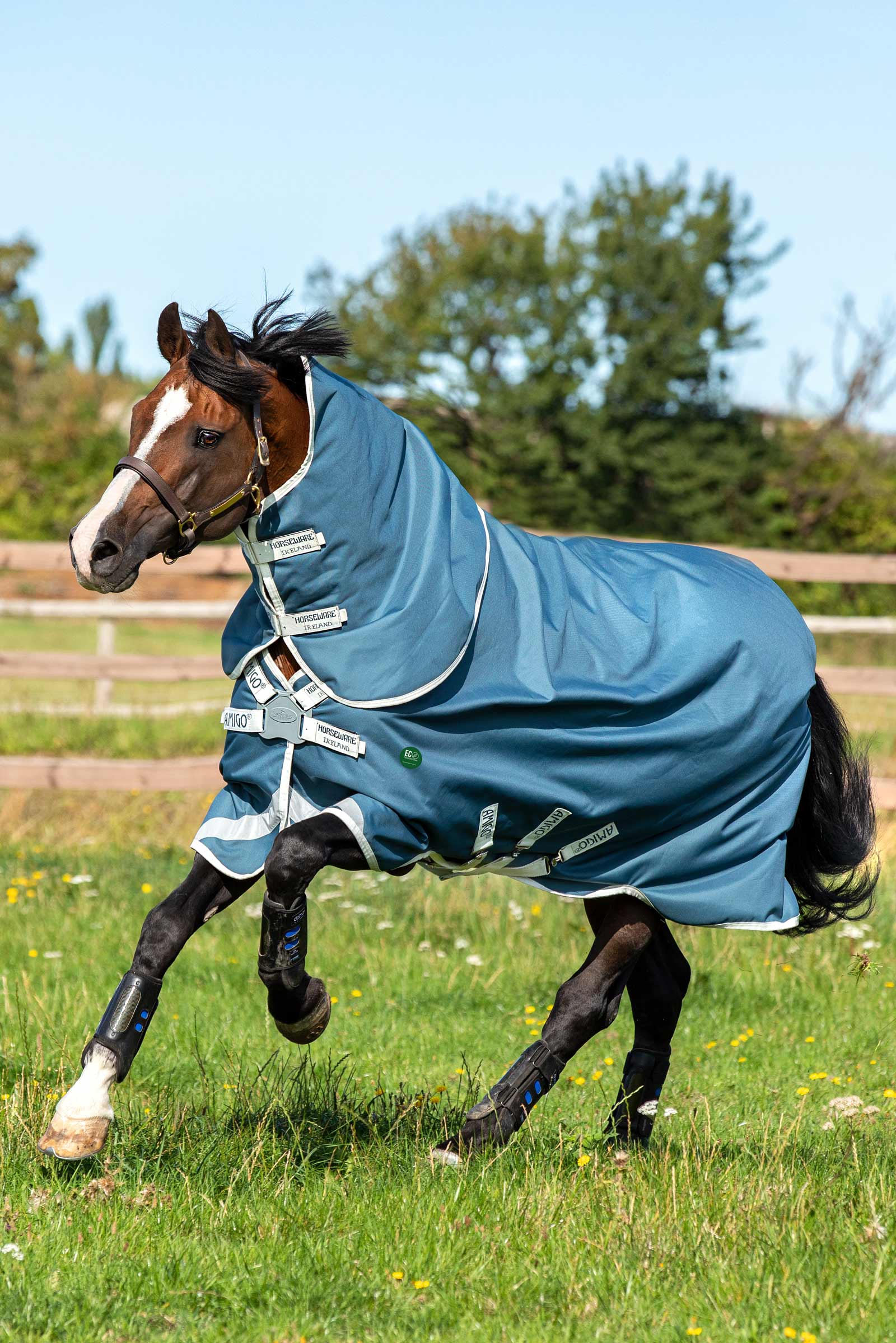 Horseware Amigo AmEco 12 Plus coperta da turnout con collo staccabile, 0 g