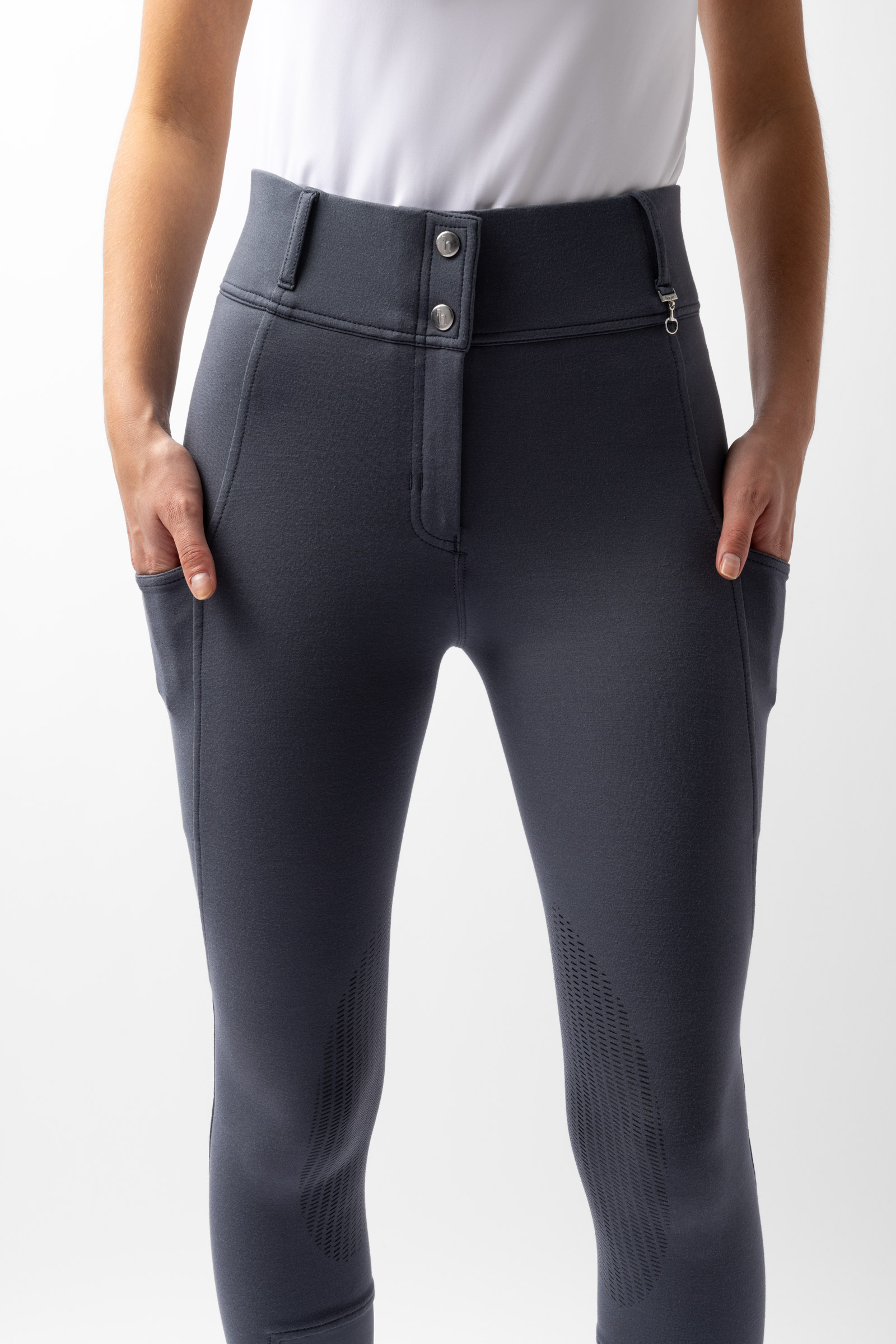 Horze Mira Pantaloni da equitazione con grip al ginocchio