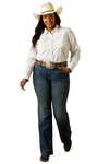 Ariat Sonia Mid Rise jeans bootcut da donna