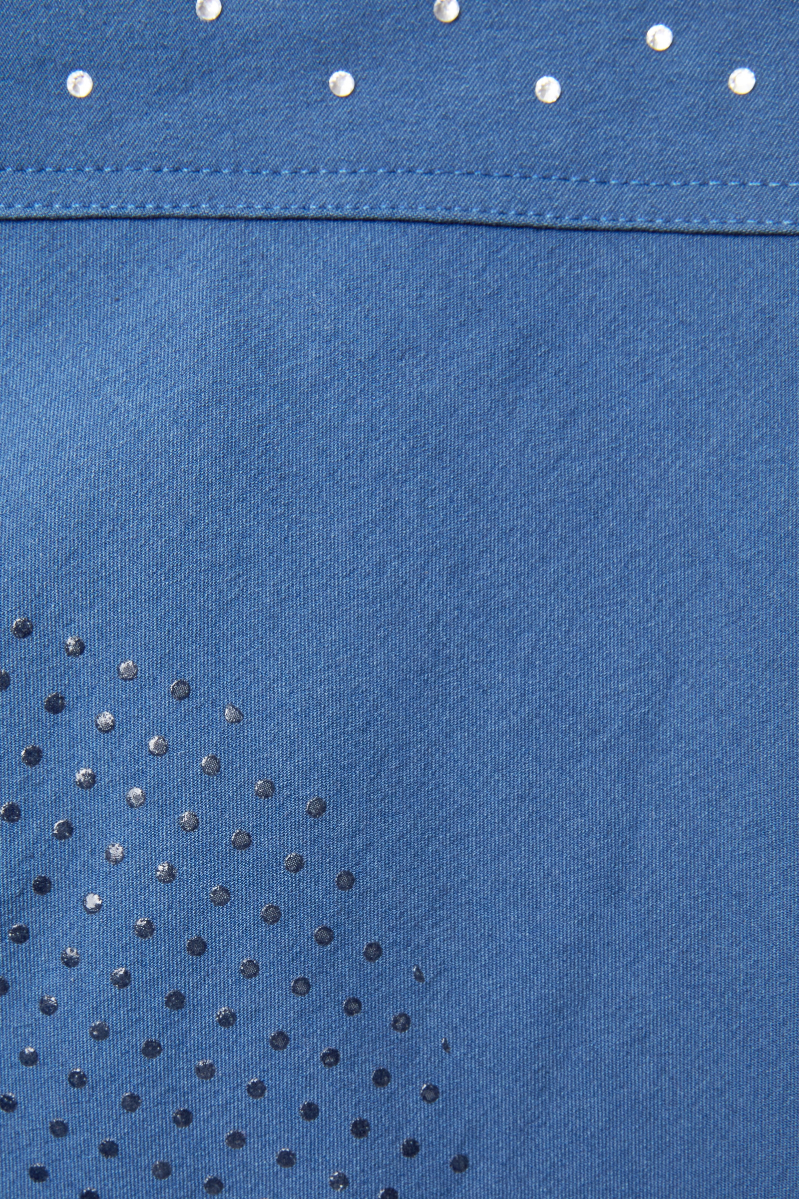 Horze Pantaloni da equitazione a vita alta con full grip e cristalli, da donna