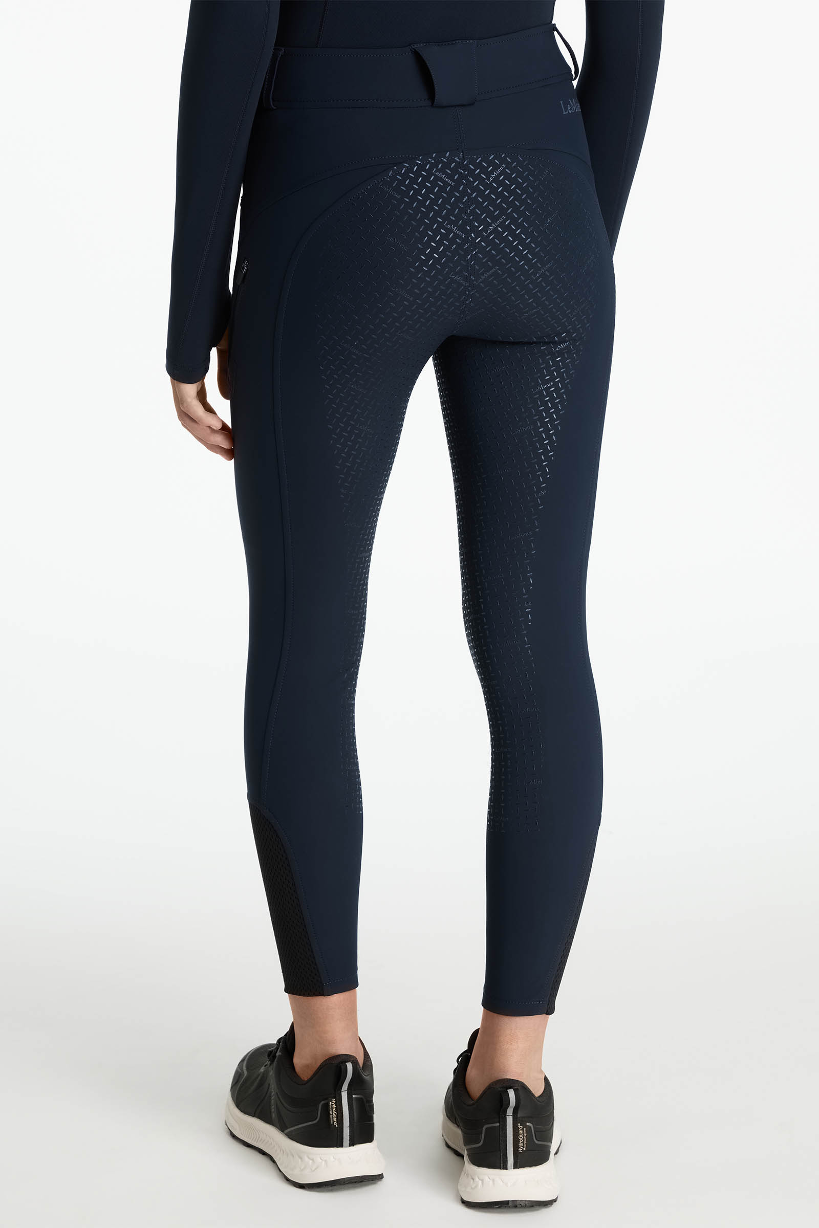 Navy LeMieux Young Rider Ella breggings da bambino con interno spazzolato e full seat