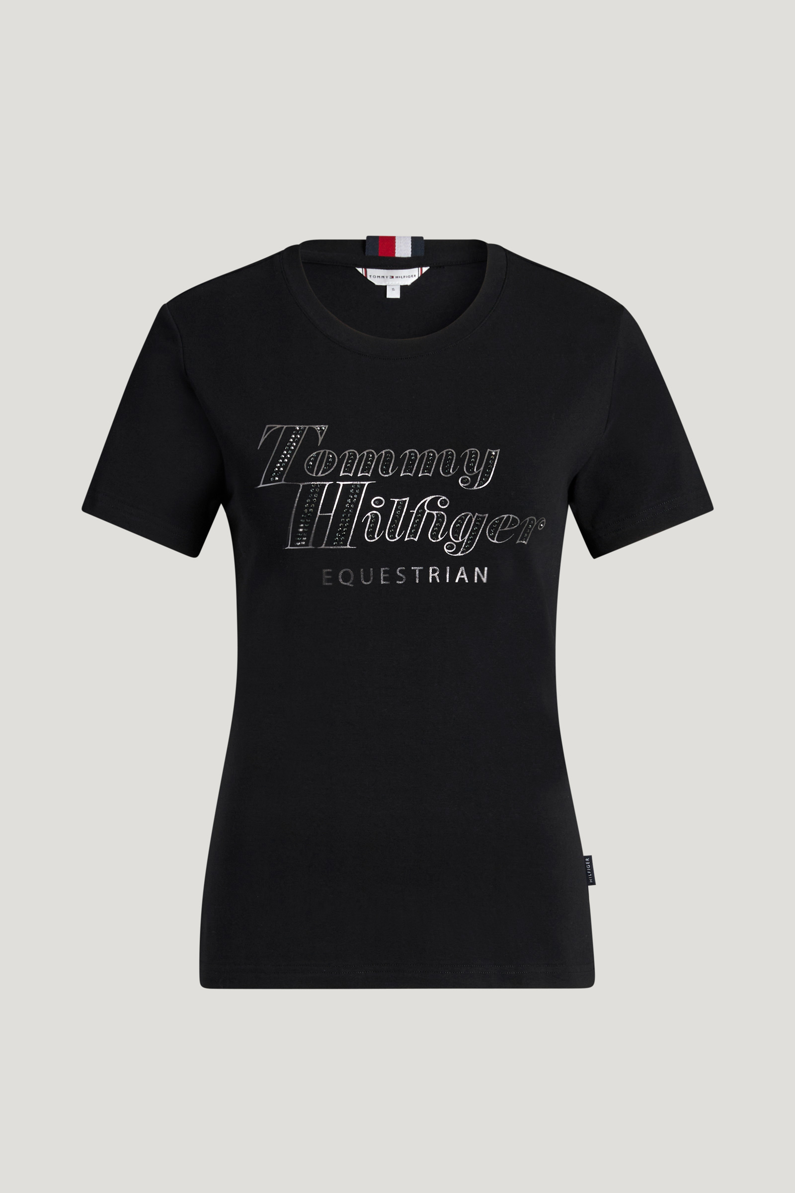 Tommy Hilfiger Equestrian Malibu T-shirt donna con strass