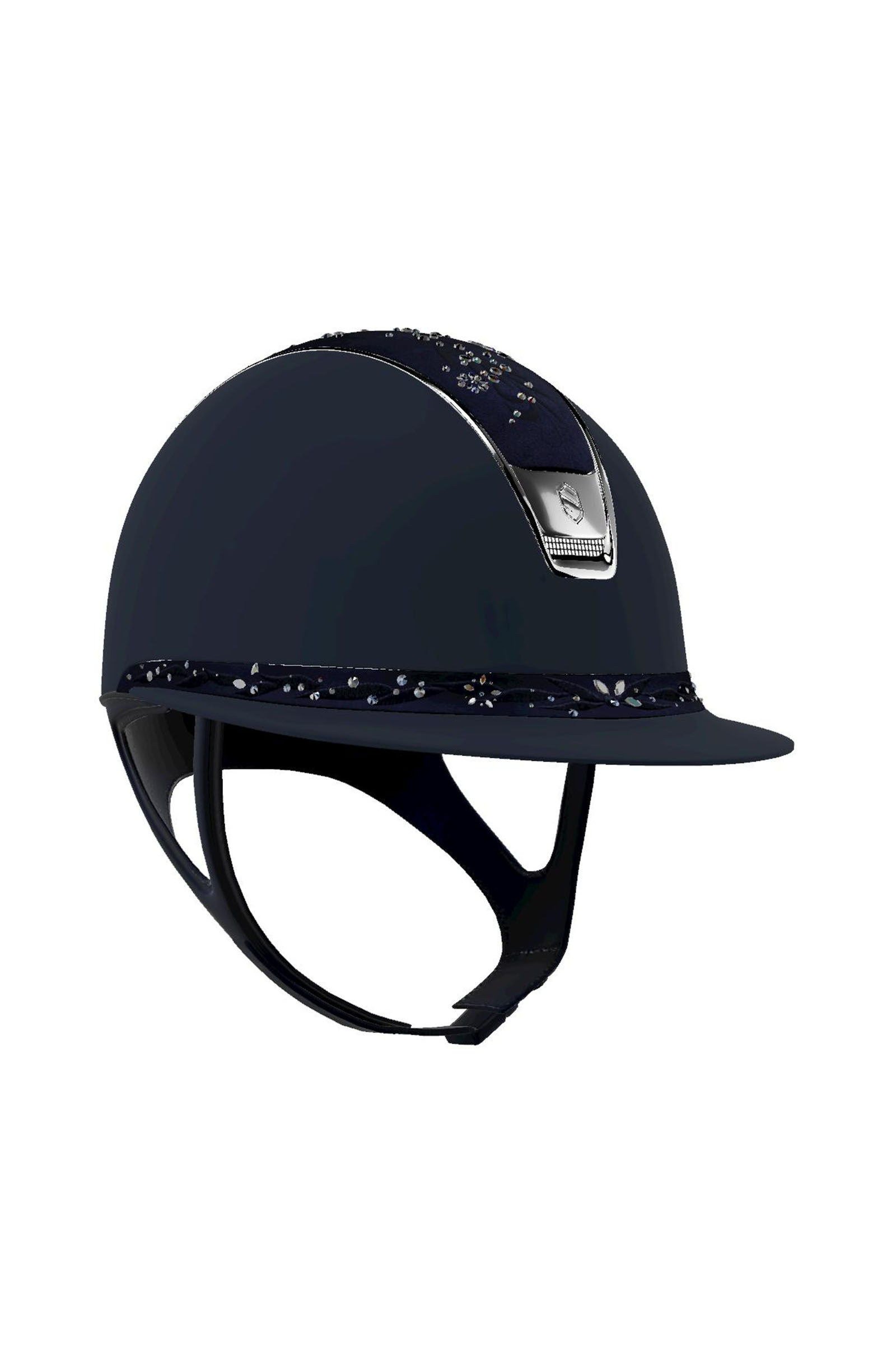 Samshield Miss Shield Shadowmatt con gioielli floreali Swarovski, cromo 2.0