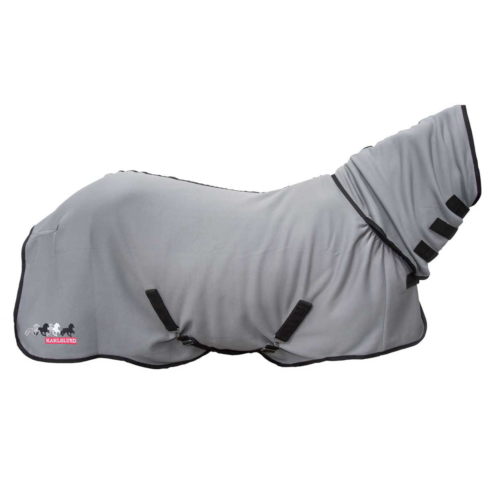 Coperta in pile Karlslund Quick-Dry con collo