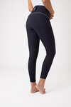 Horze Aubrey Pantaloni da equitazione a vita alta con full seat in silicone e toppa al ginocchio da donna