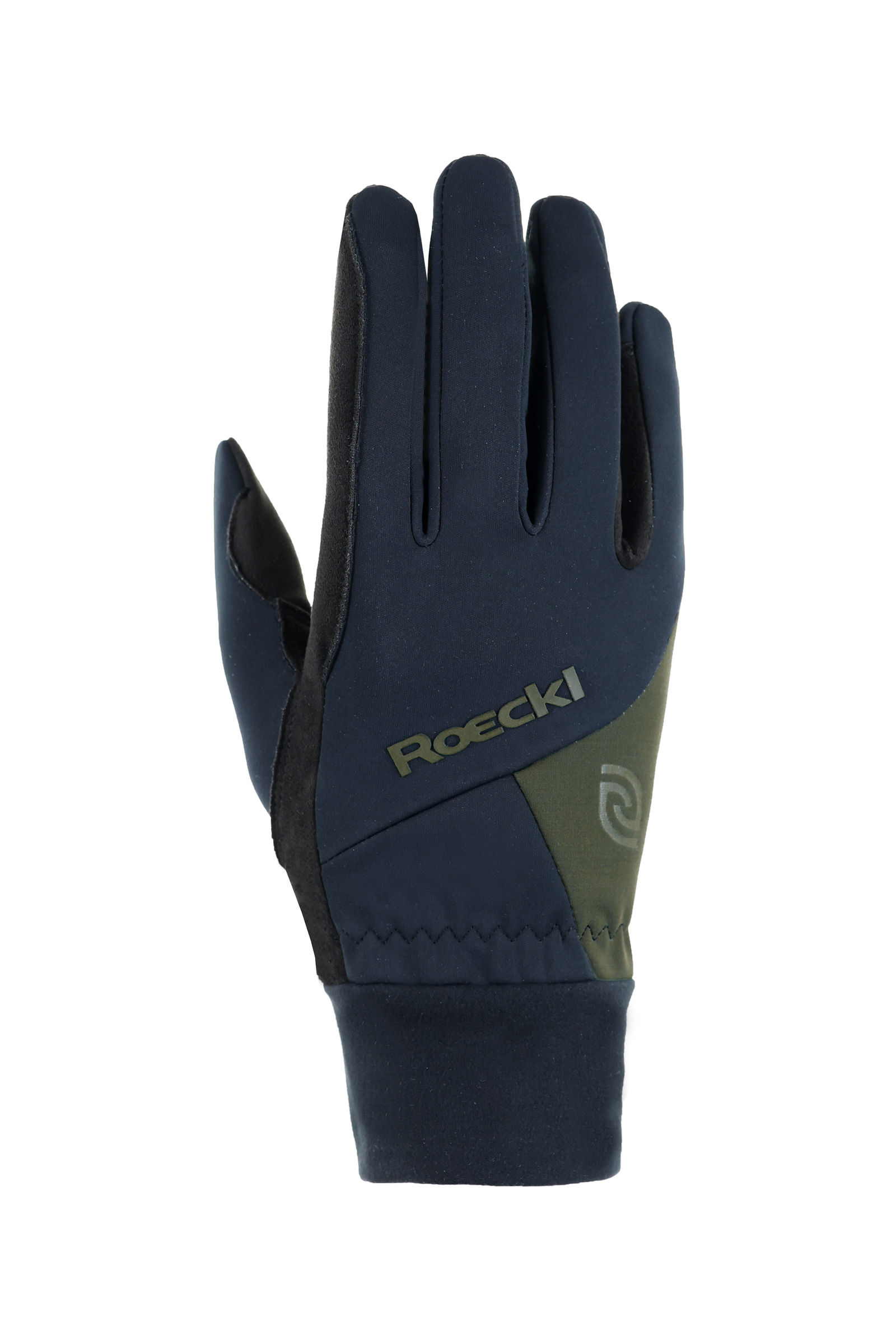 Black/Dark Seaweed Roeckl Eco Series Wilber Riding Gloves