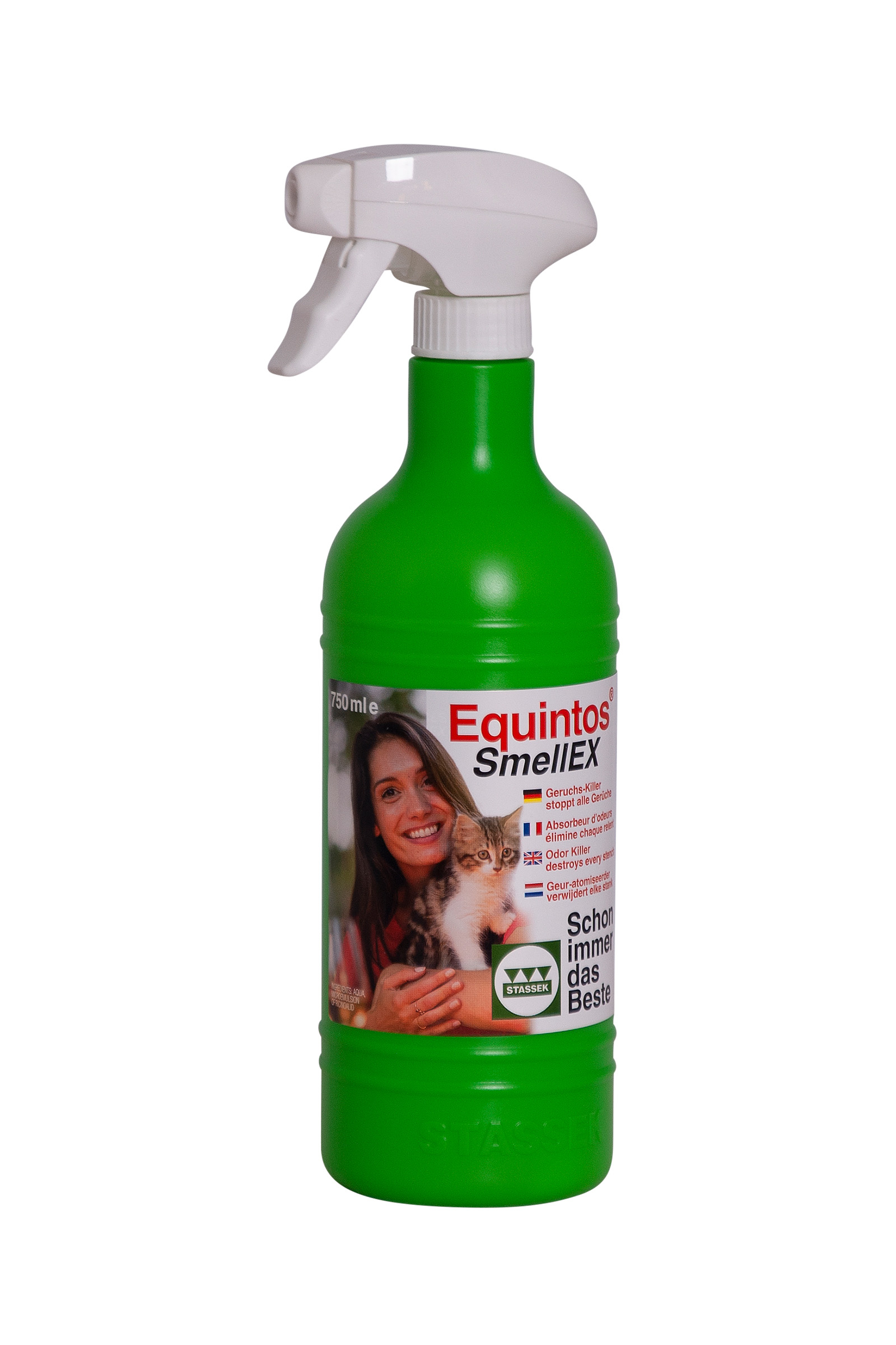 Stassek Equintos SmellEX Sterminatore di odori, 750 ml