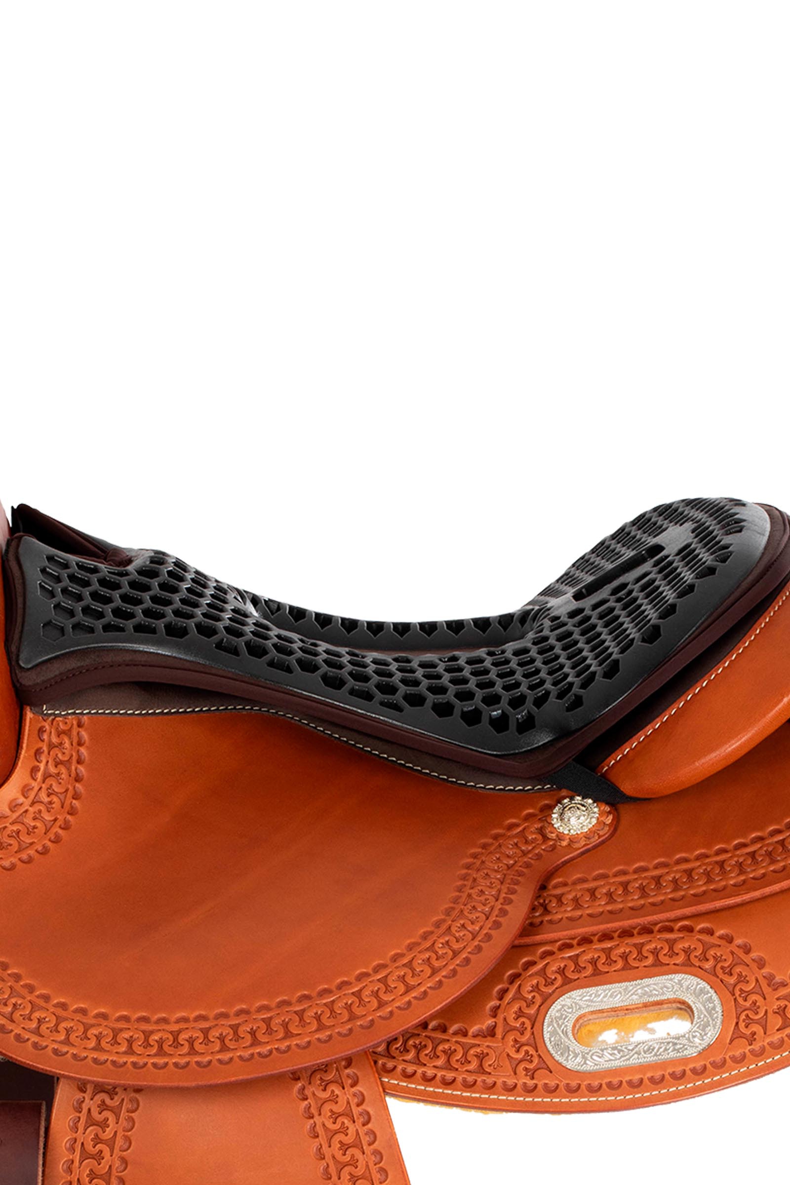 Acavallo coprisedile Ortho pube western Hexa gel esterno Dri-Lex, 20 mm  