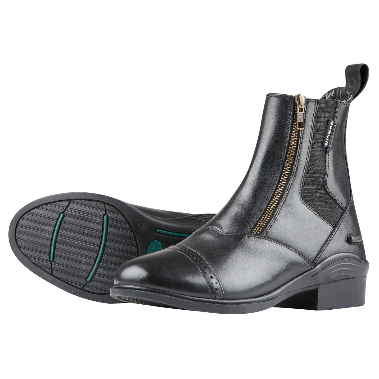 Stivali da paddock anteriori Dublin Evolution con doppia zip