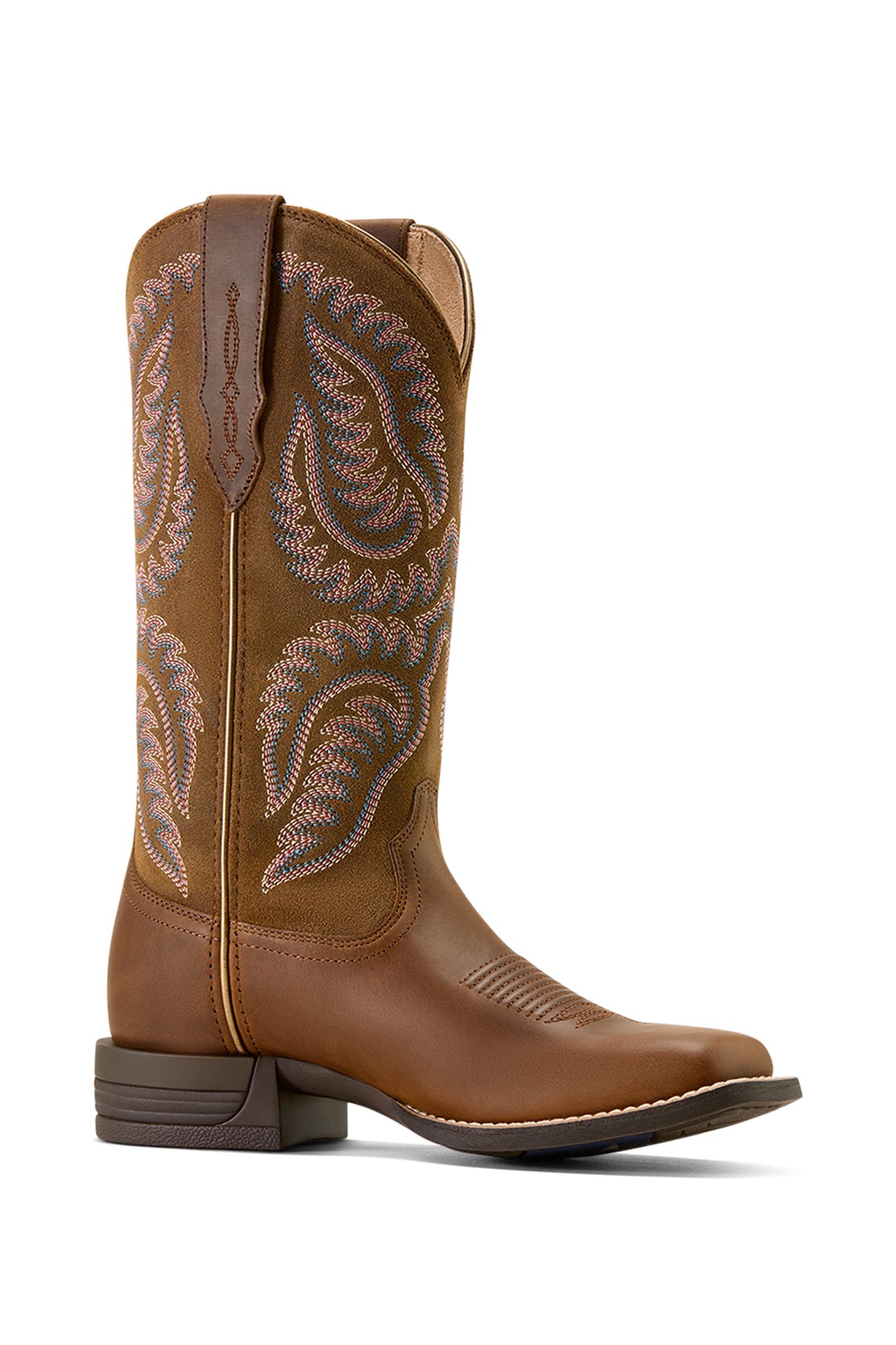 Ariat Donna Cattle Caite stivali western con punta quadrata larga