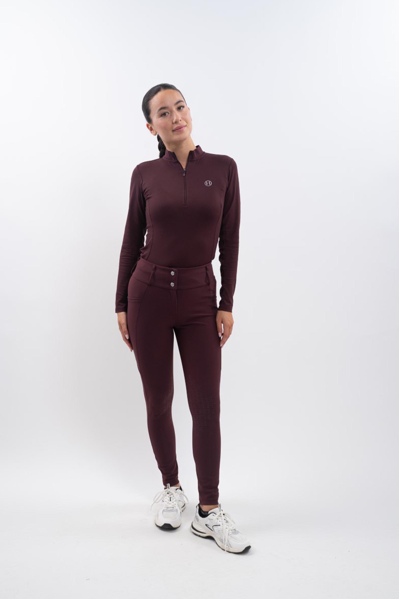 Harcour Luce pantaloni da equitazione donna con grip al ginocchio