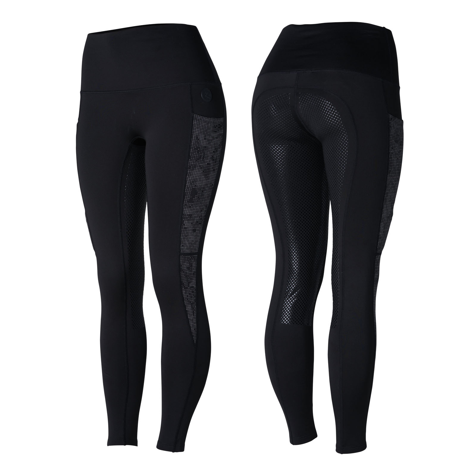 Horze Ramona Leggins riflettenti a vita alta con pile da donna