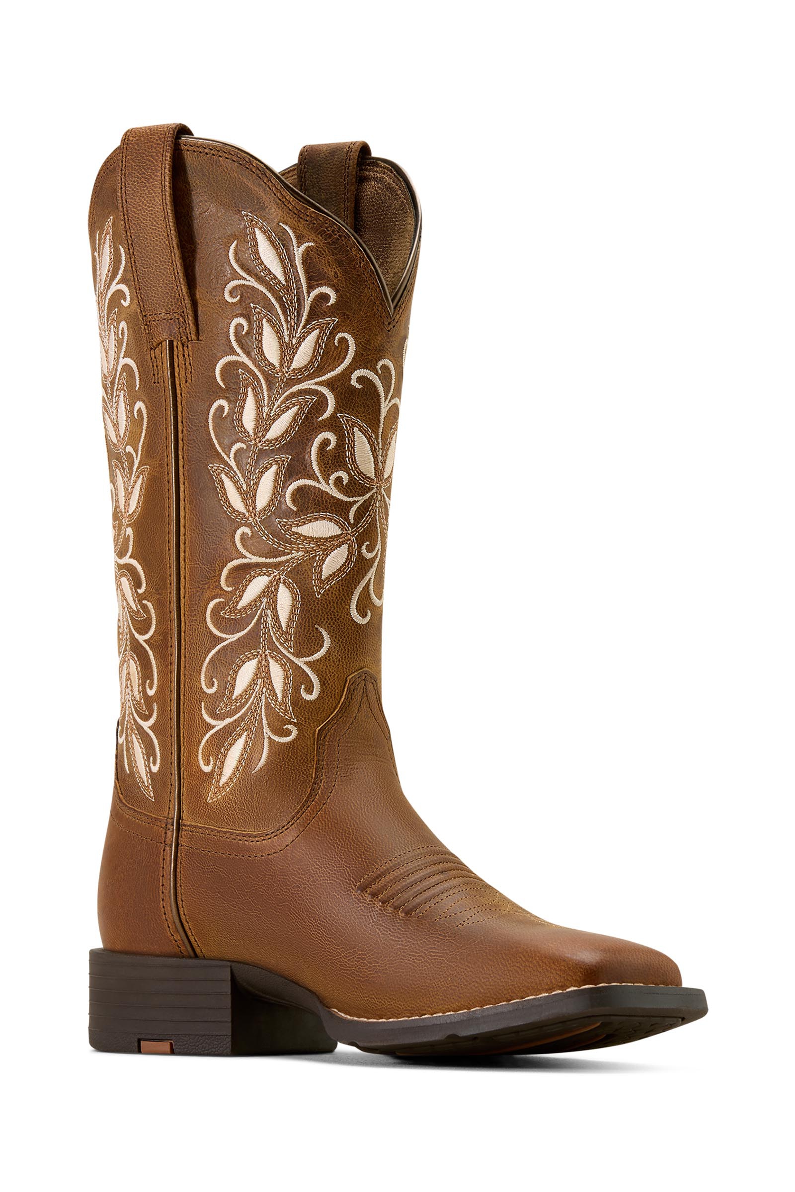 Ariat Stivali western Round Up Holly con punta square larga da donna  