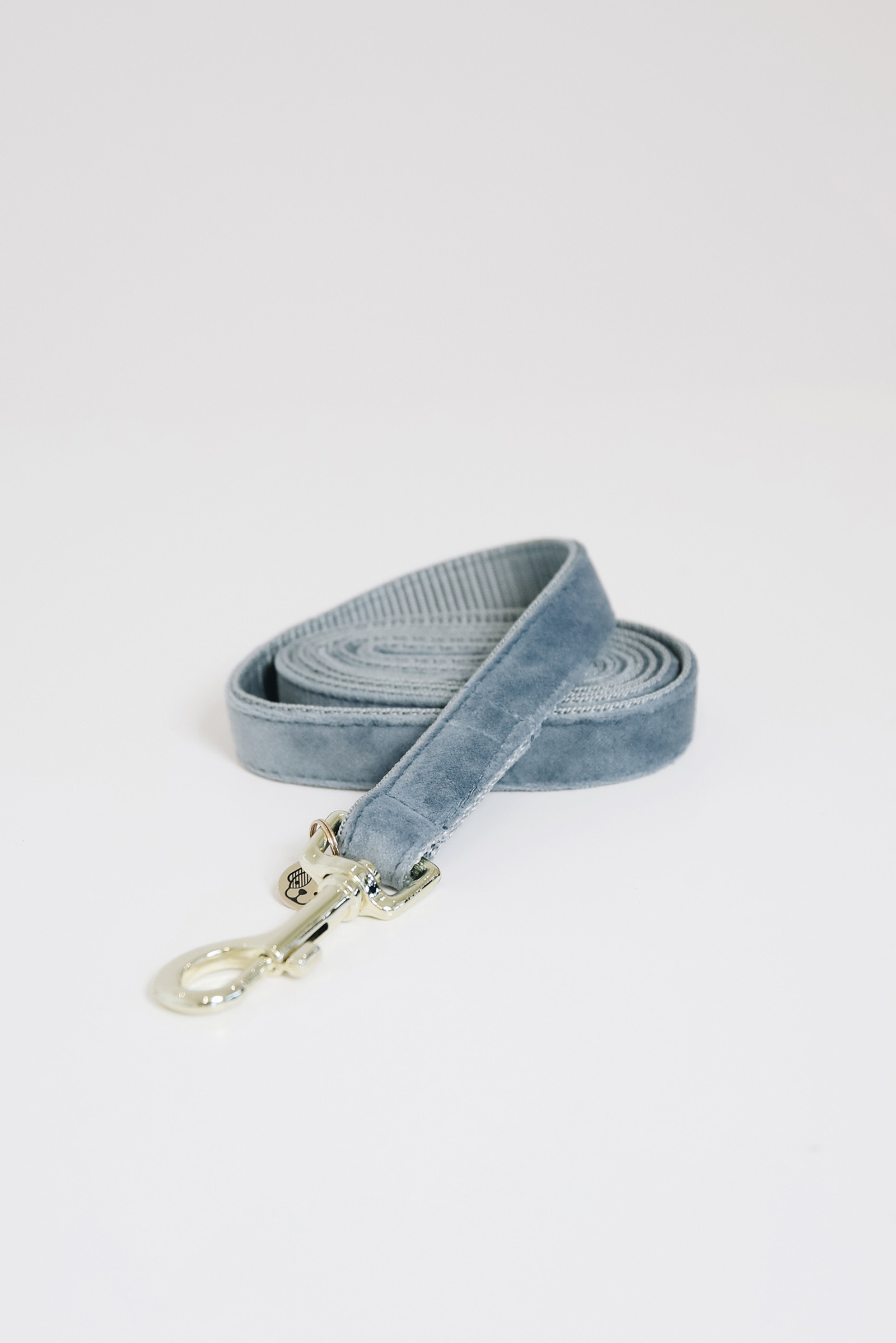 Light Blue Kentucky Dogwear guinzaglio per cani in velluto