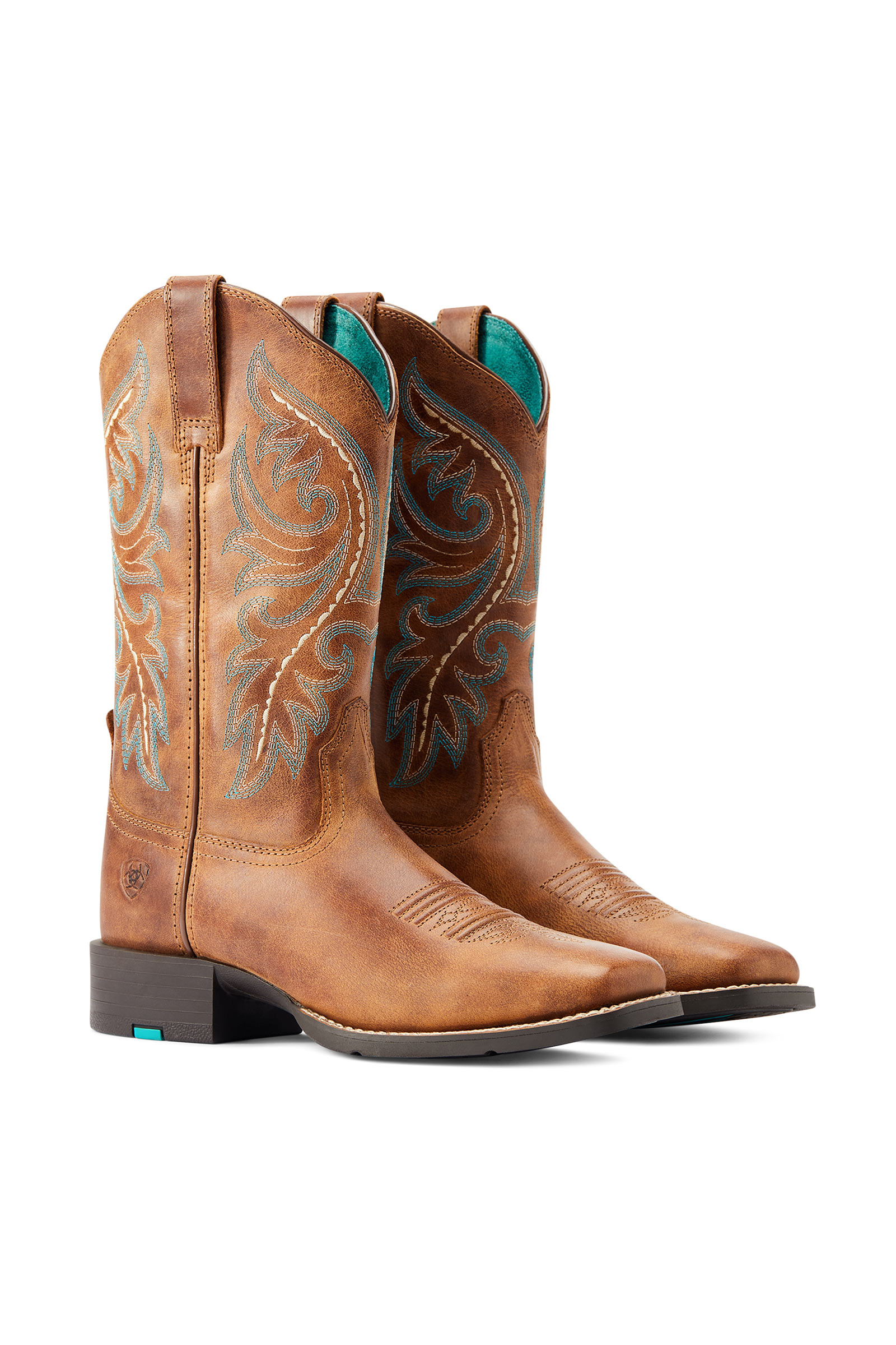 Ariat Round Up stivali western da donna con cerniera posteriore