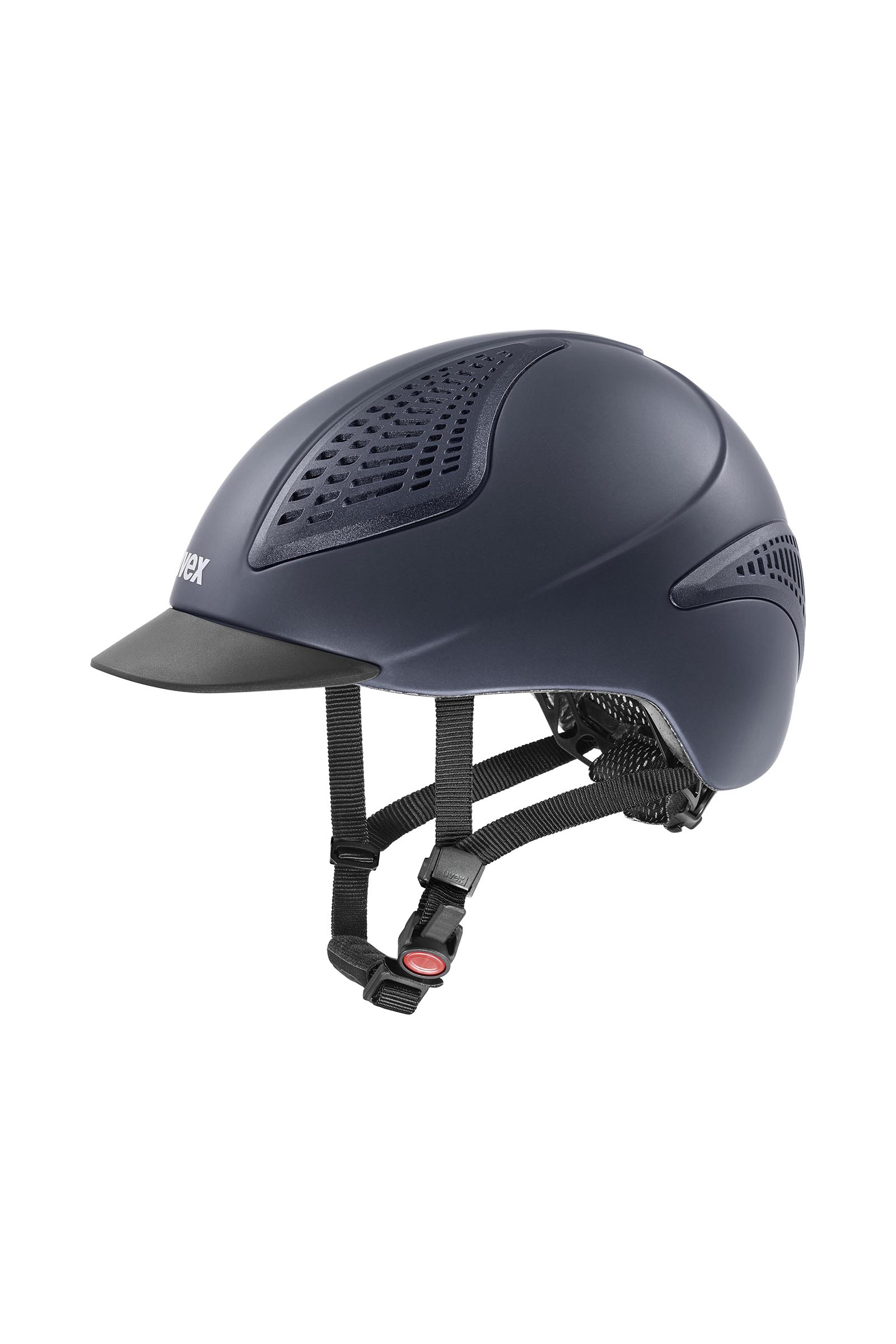 blue mat Uvex Exxential III casco da equitazione