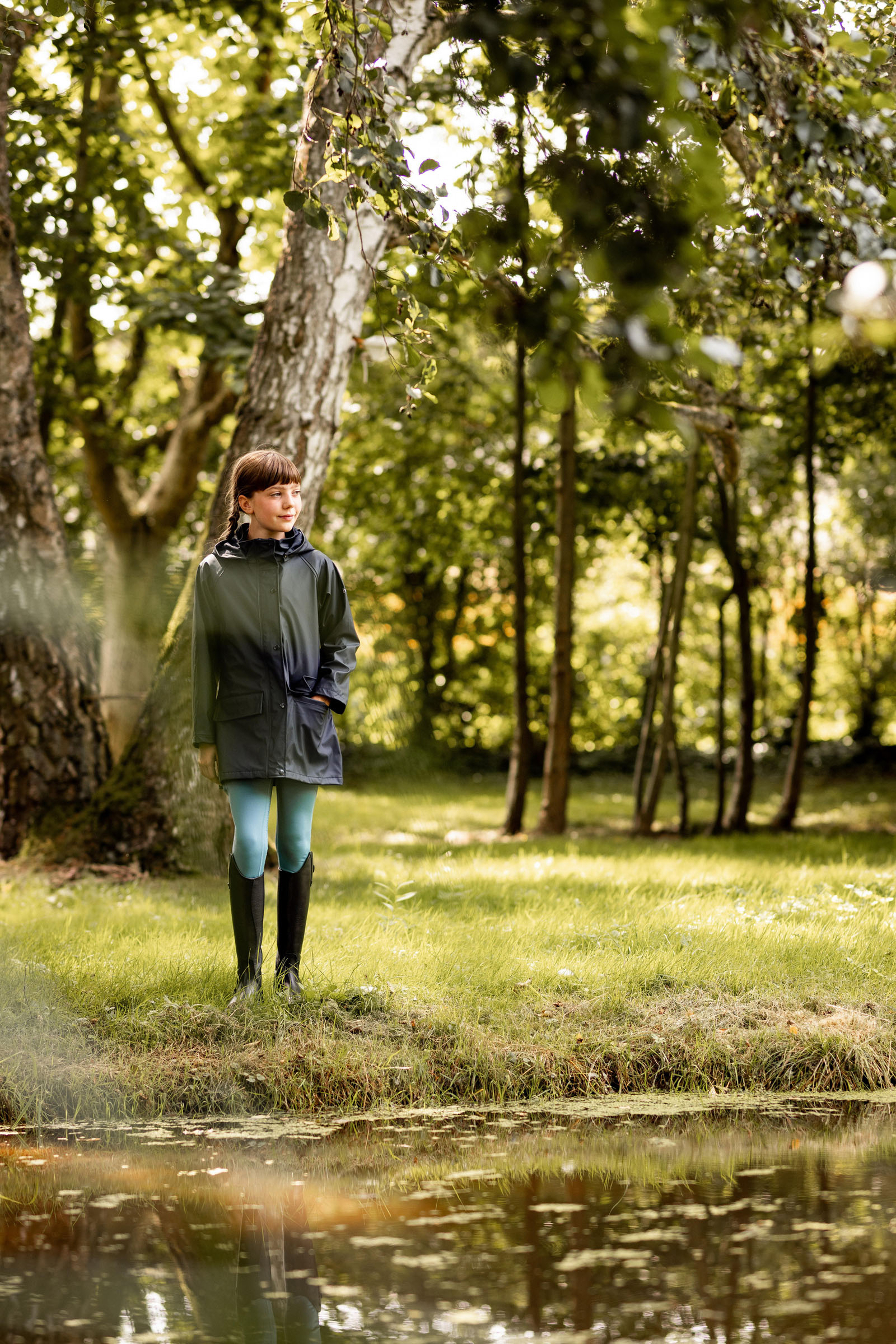 Horze Clara Giacca impermeabile da bambini