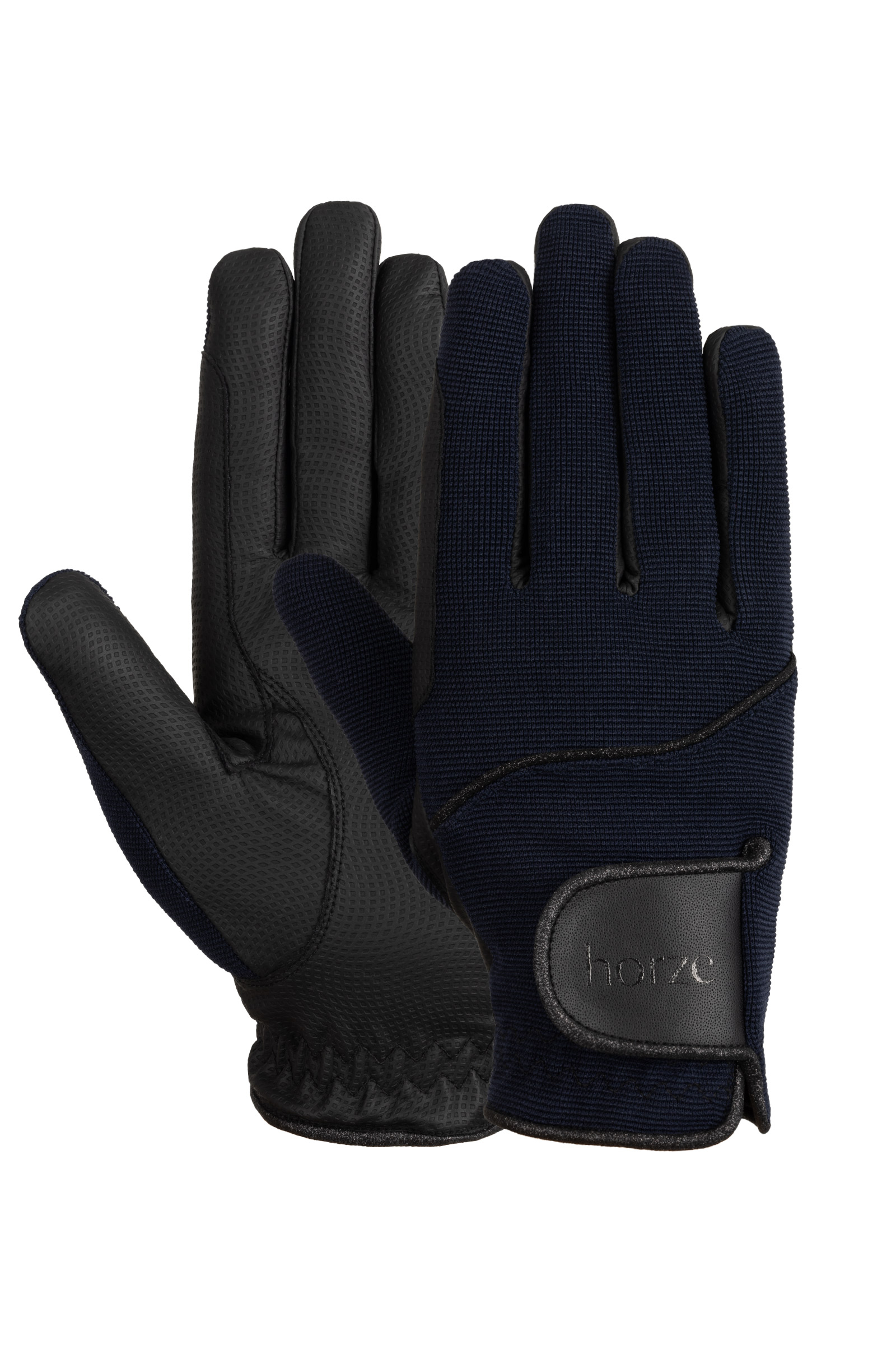 Dark Navy Guanti da equitazione invernali Horze Mayla per donna