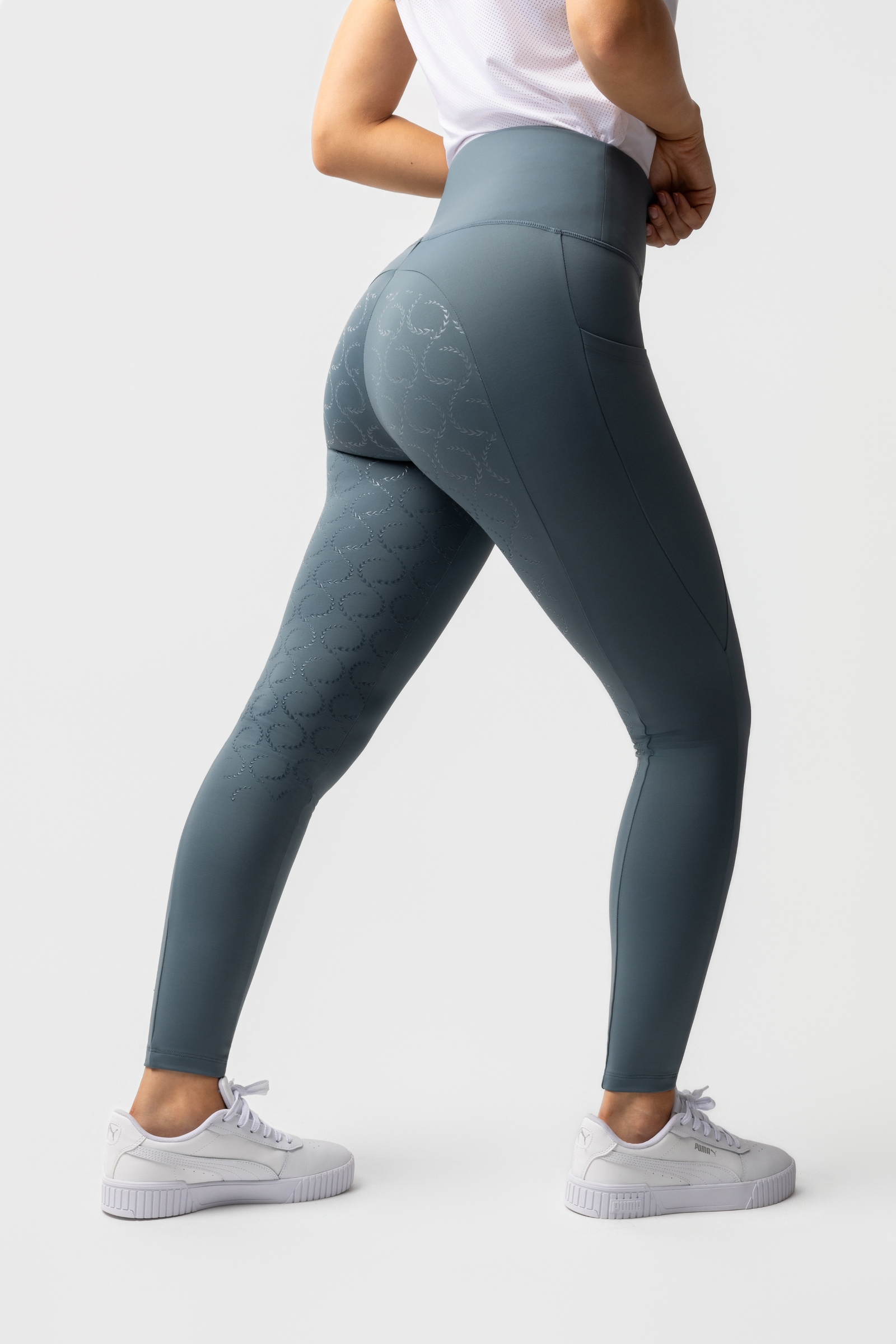 Horze Gillian Leggings termiche da donna con pieno grip
