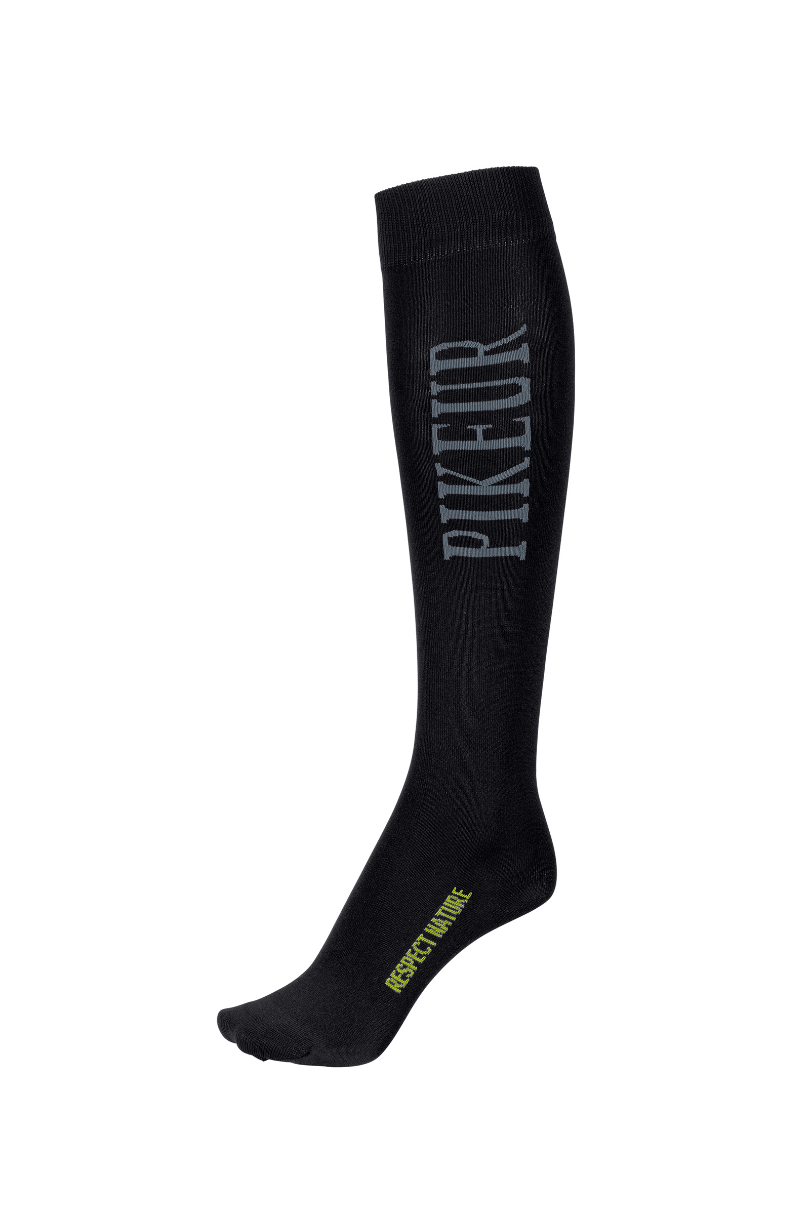 Black/Gray Pikeur Respect Nature Calze alte