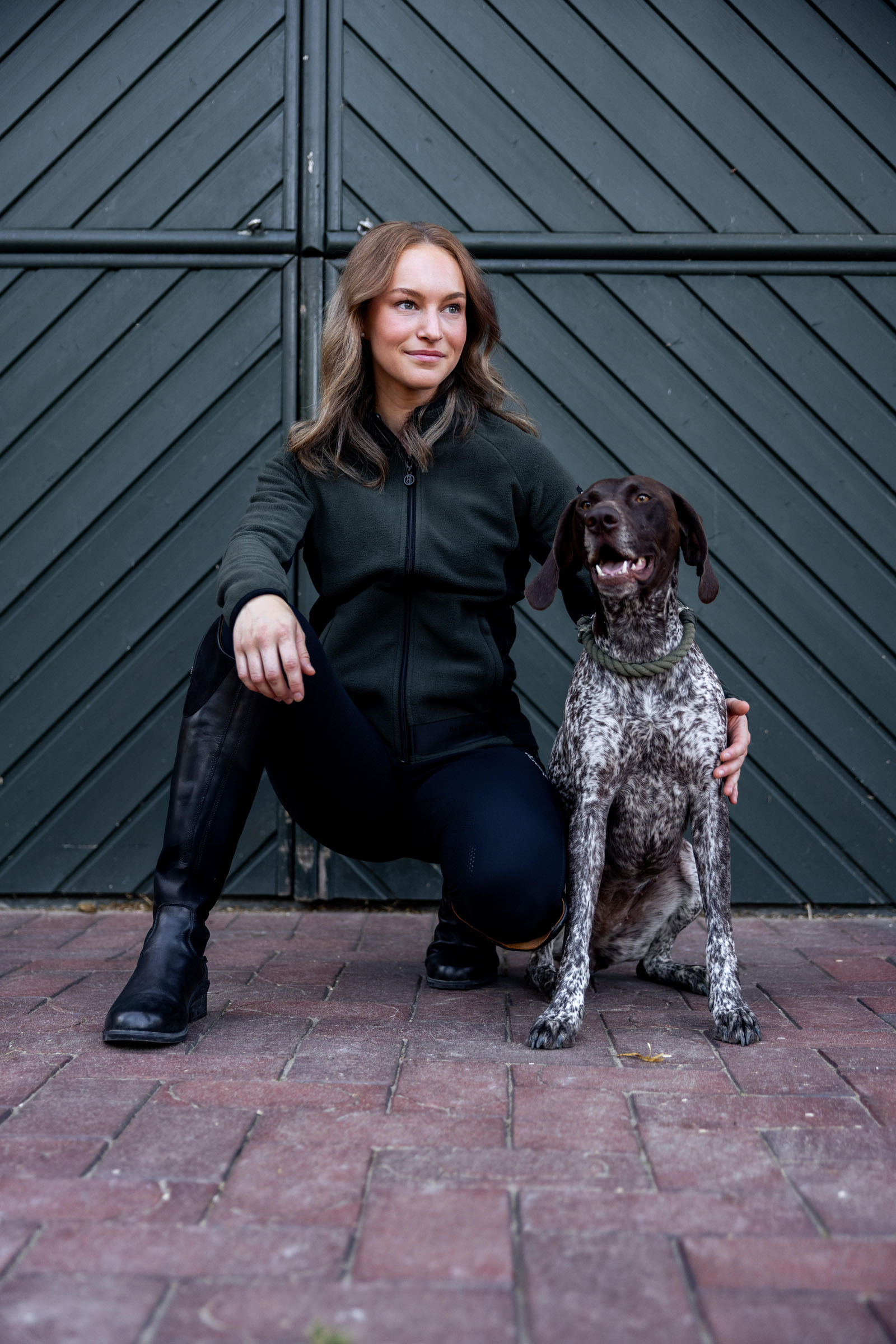 B Vertigo Cleo Giacca da equitazione da donna in pile elasticizzato