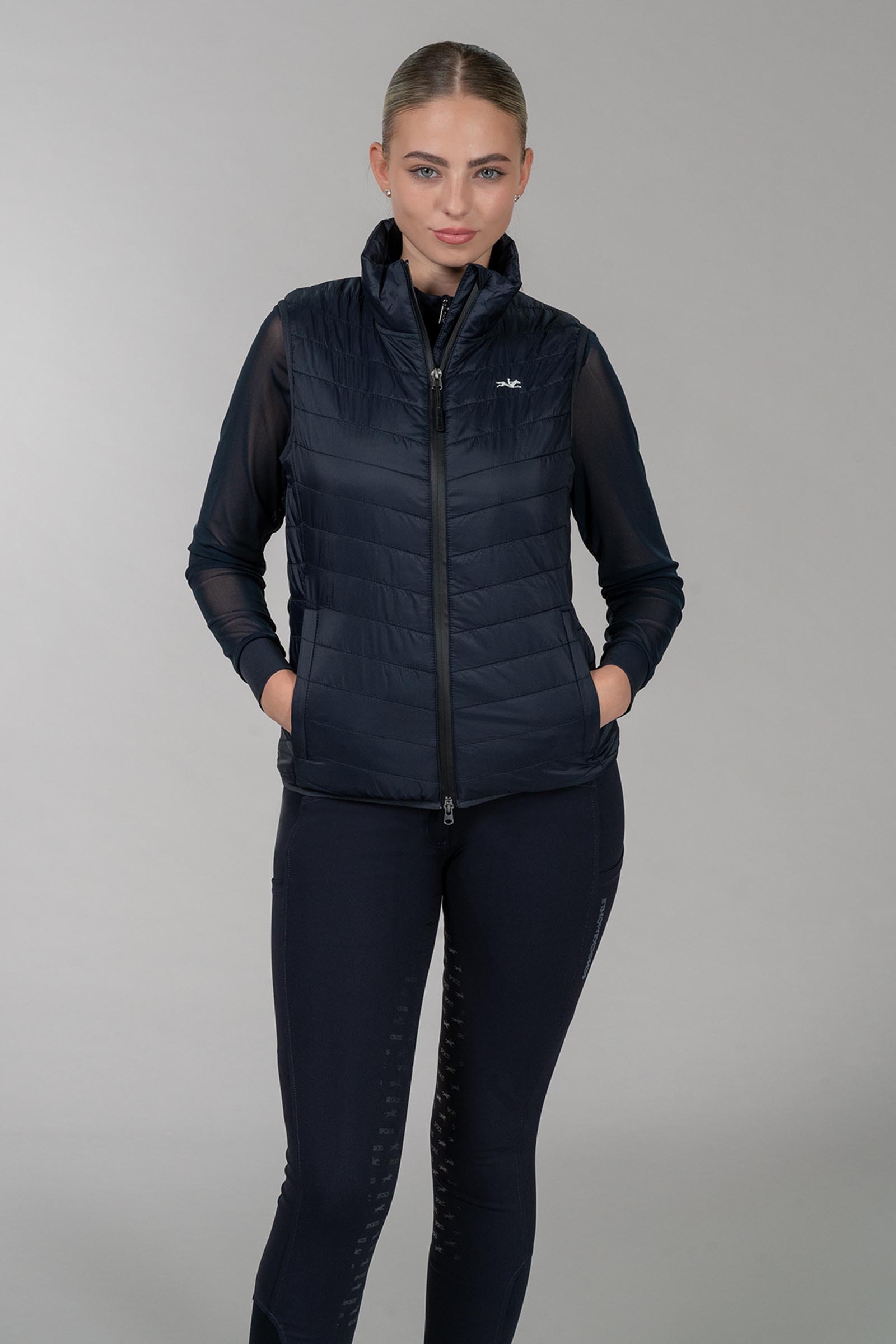 Schockemöhle Sports SPHella gilet trapuntato da donna