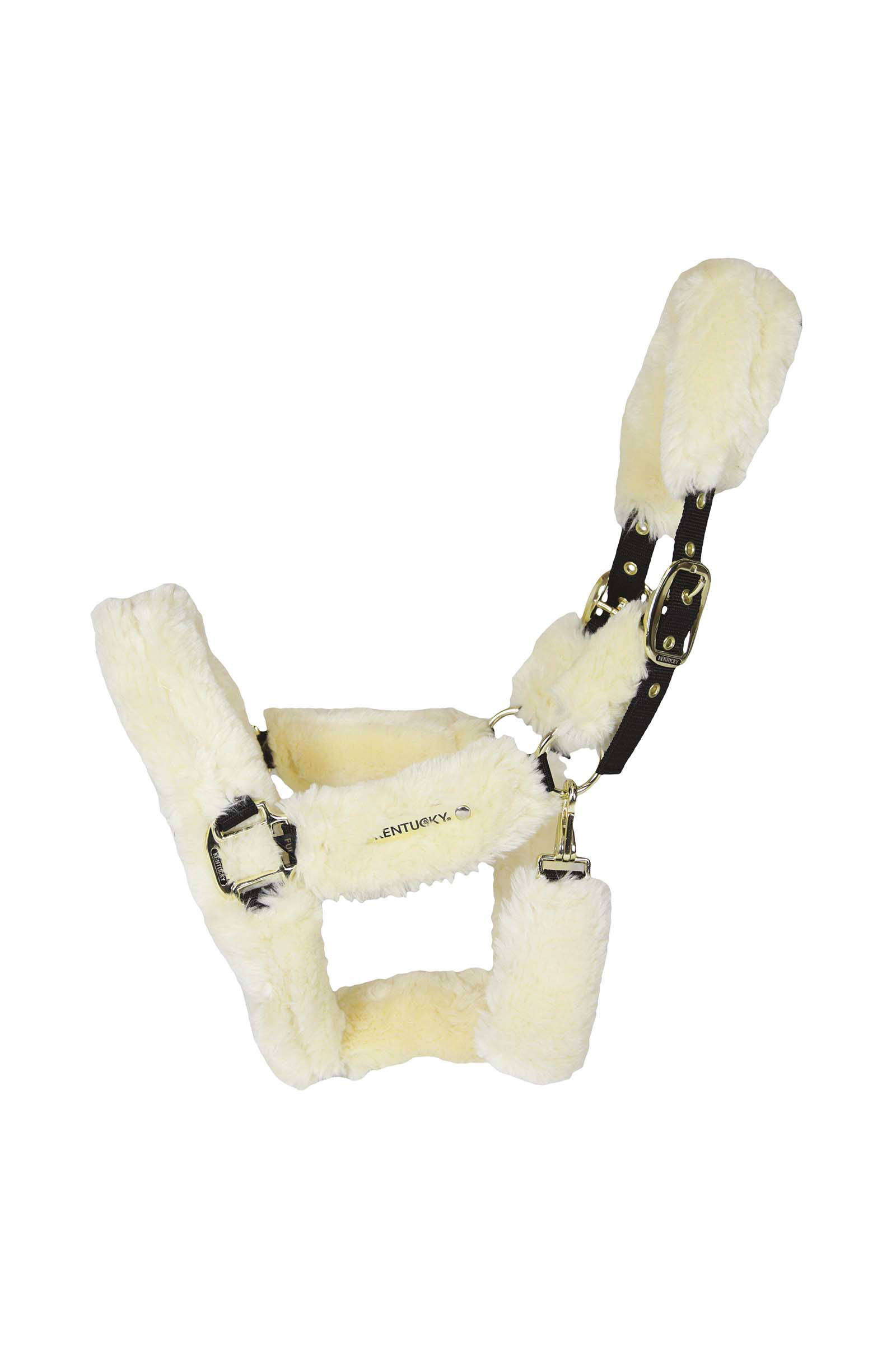 Natural Kentucky Horsewear Cavezza da spedizione in pelle di pecora 