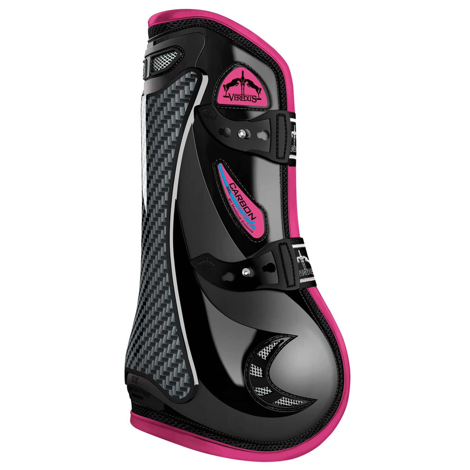 Black/Pink Veredus Carbon Gel Vento Colorato Anteriore, Paratendine