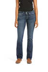 Jeans gamba dritta impilabile Ariat Women's R.E.A.L. Mid Rise Stretch Ivy