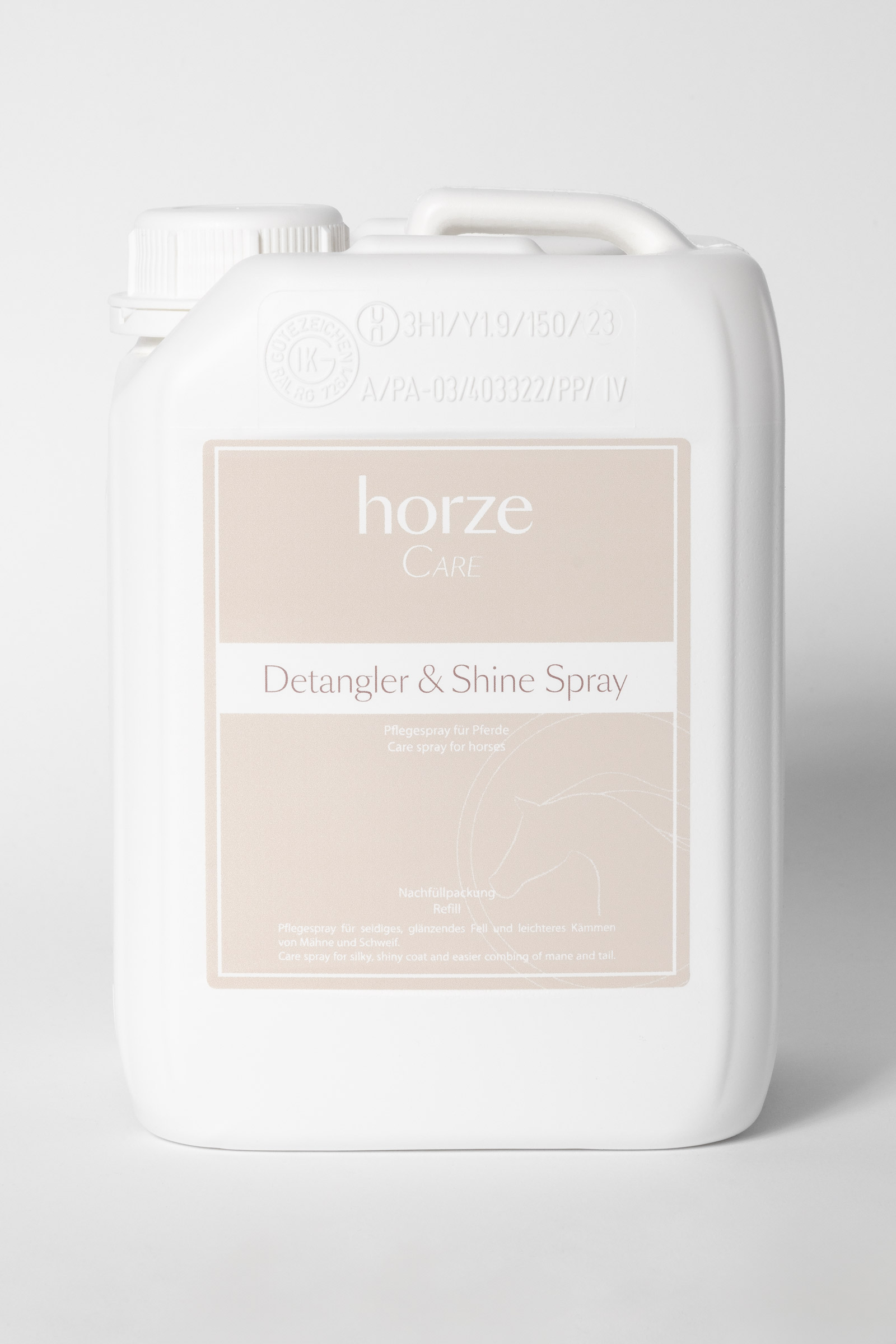 Horze Ricarica per spray districante e lucidante da 2,5 l