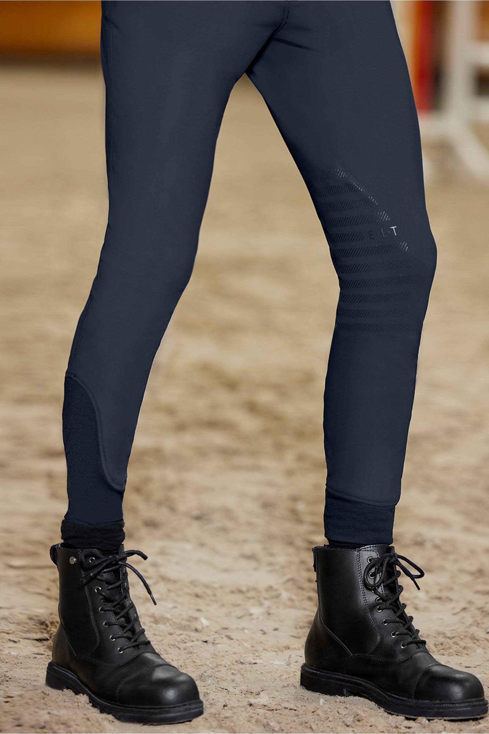 ELT Mailo pantaloni da equitazione uomo con patch al ginocchio in silicone