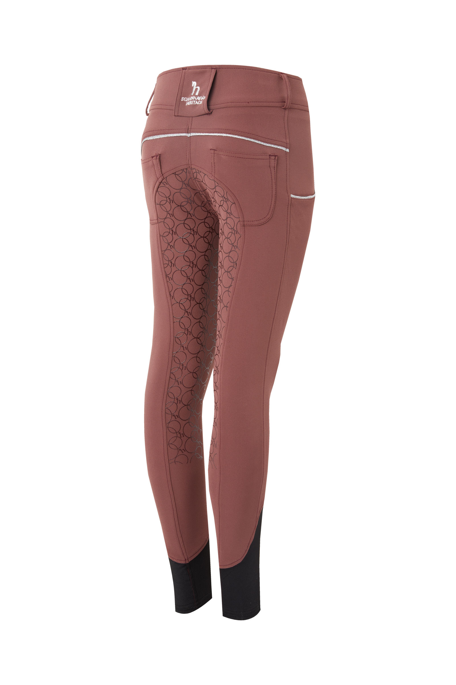 Horze Leighton Teens Pantaloni da equitazione con full grip in silicone e tasca per telefono