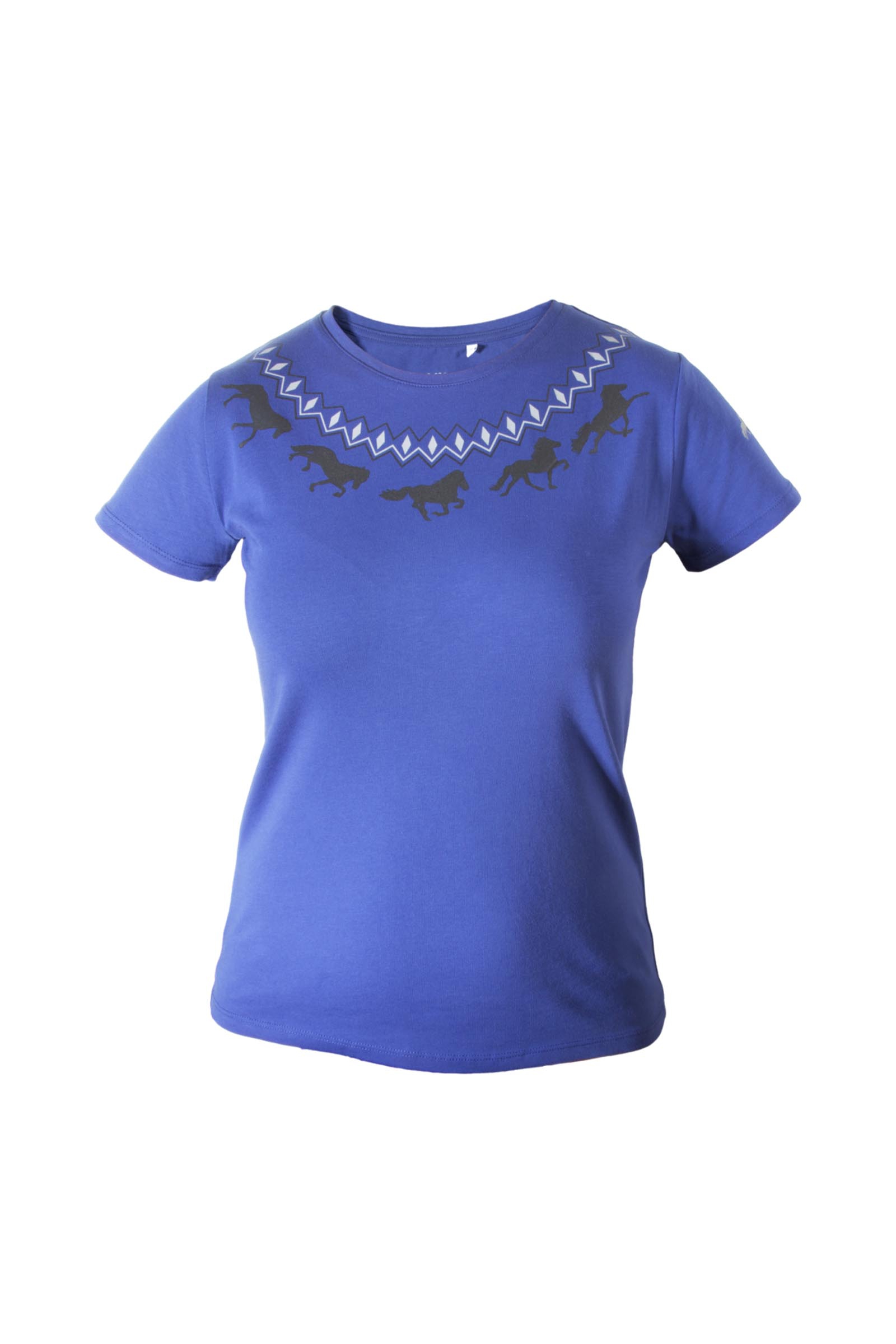 Blue Karlslund G&aelig;&eth;ingur T-shirt donna