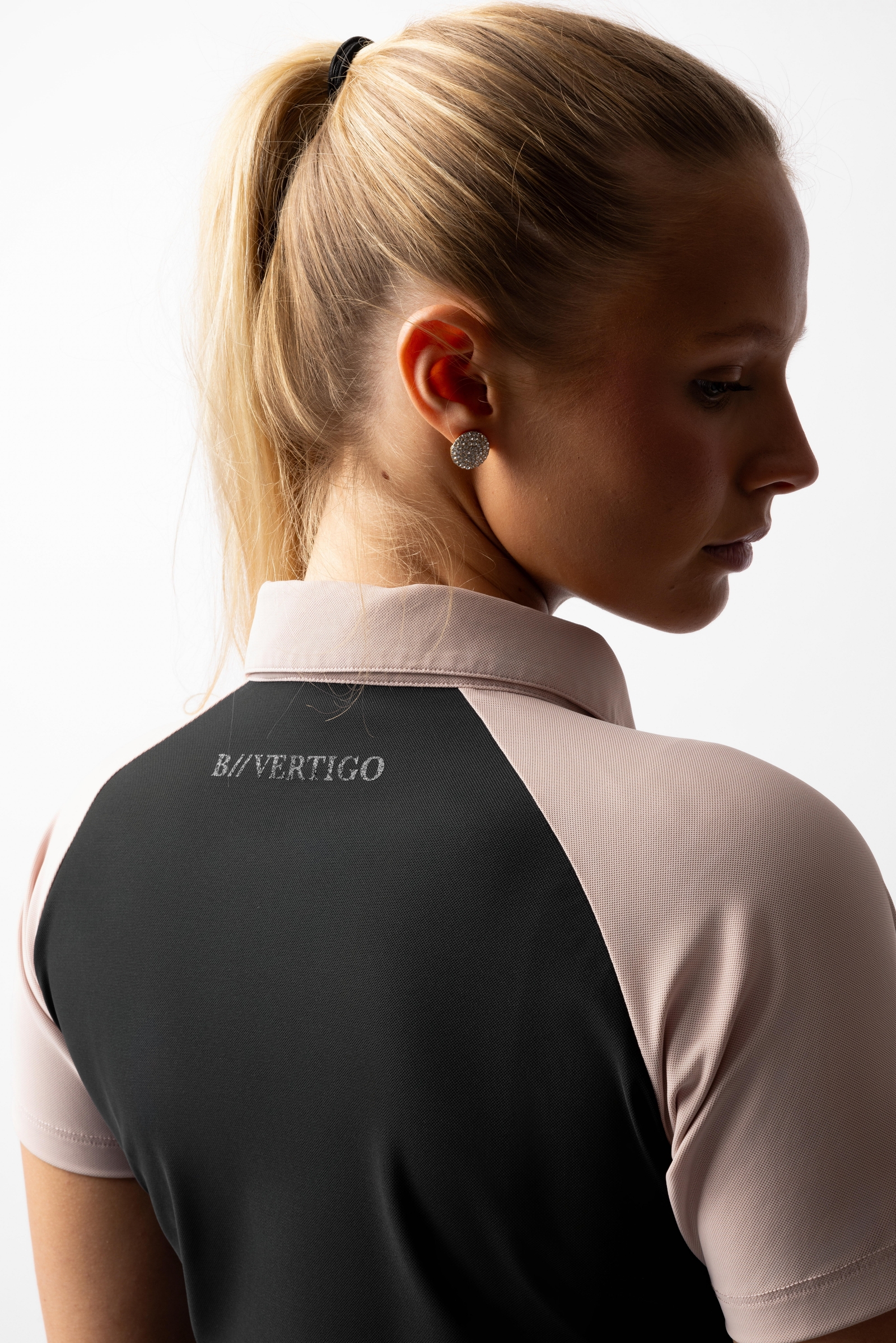 B Vertigo Giselle polo bicolore da donna  