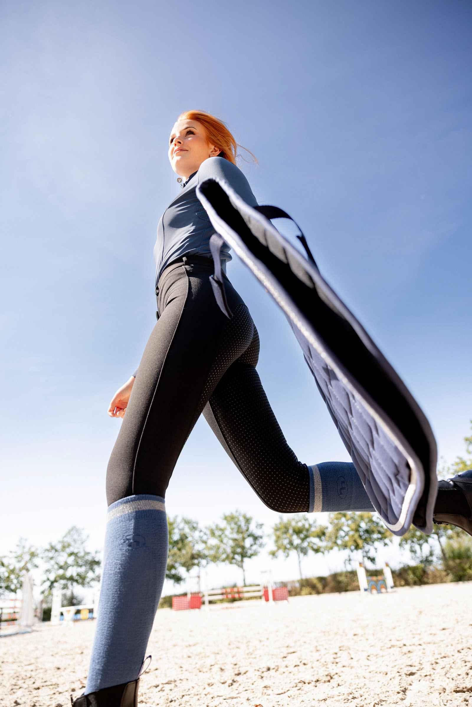 Horze Felicia Pantaloni da equitazione Thermo con grip totale