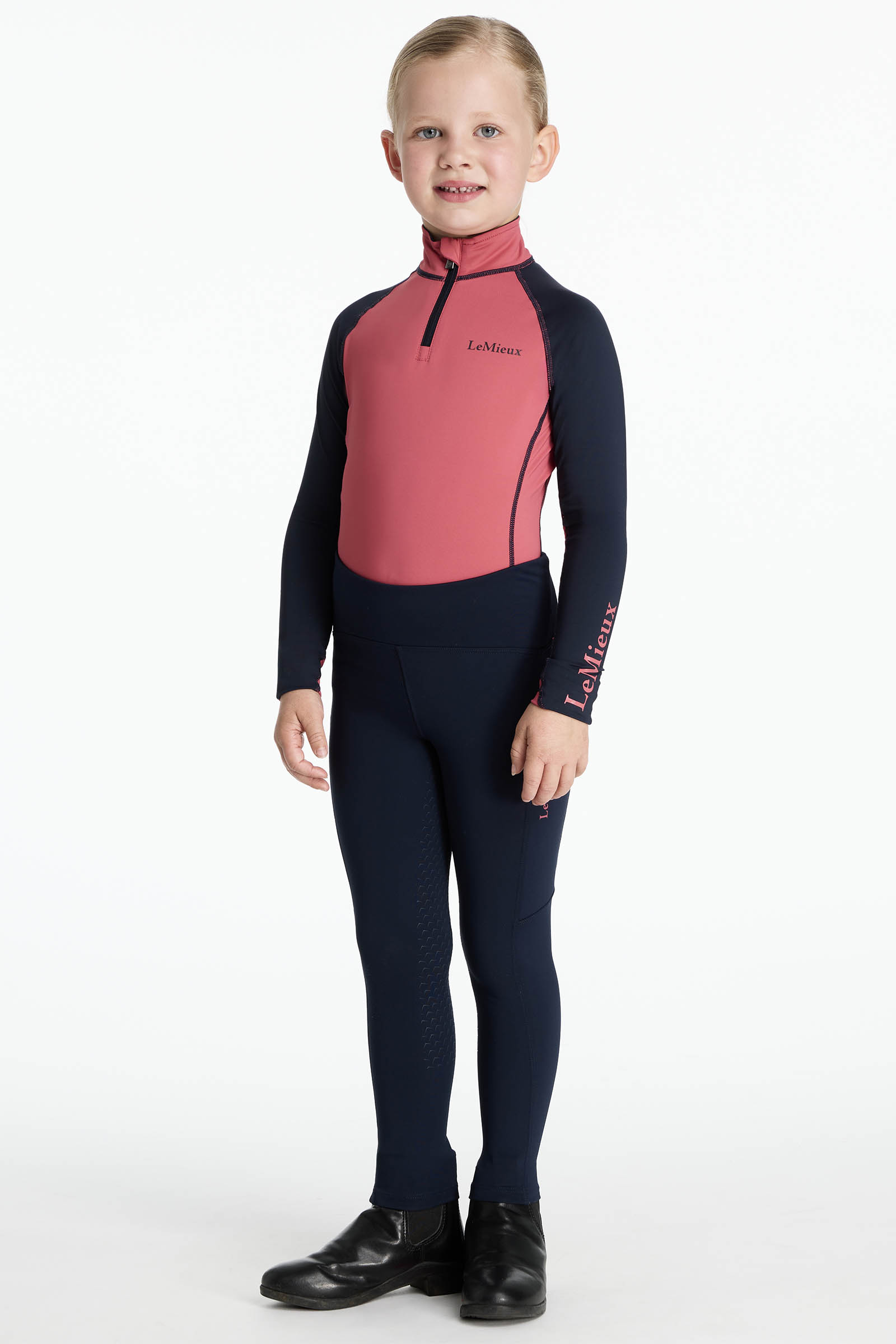 LeMieux Mini Nora pantaloni da equitazione pull-on per bambini con interno spazzolato